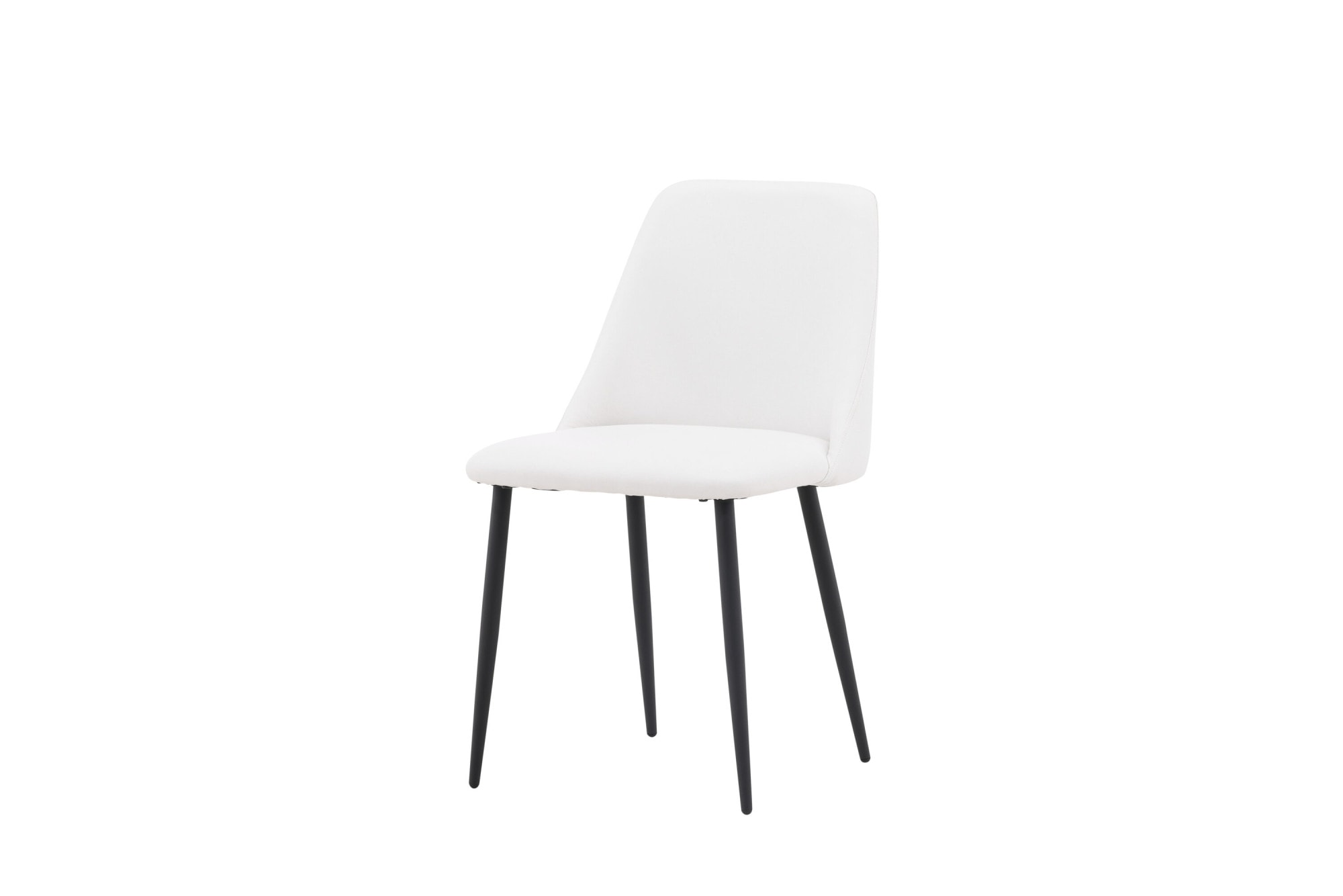 Venture Home Chaise de salle à manger () chaise rembourrée, revêtement doux, pieds en acier, rembourrée, moderne
