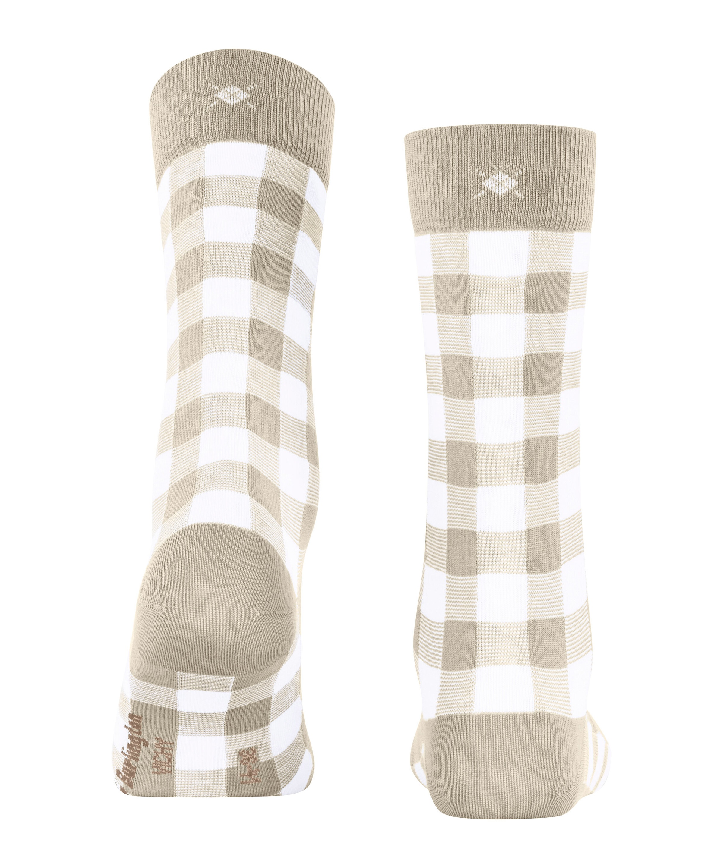 Burlington Socken »Vichy« Einheitsgrösse 36-41, Karomuster, gekämmte Baumwolle