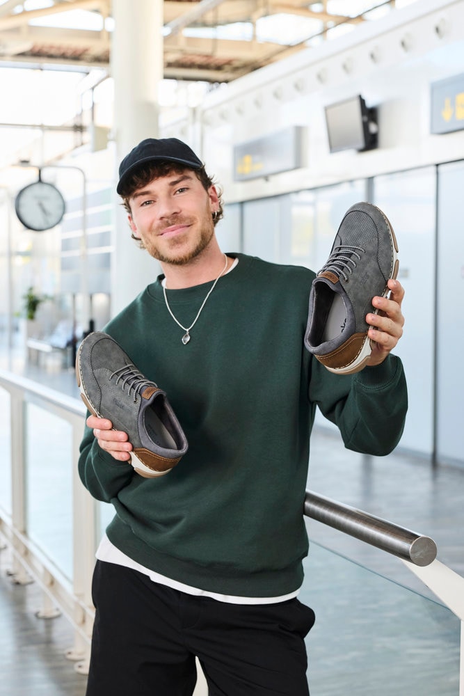 Rieker Baskets slip-on  mocassin, chaussure à enfiler, chaussure basse, sneaker décontracté avec élastique