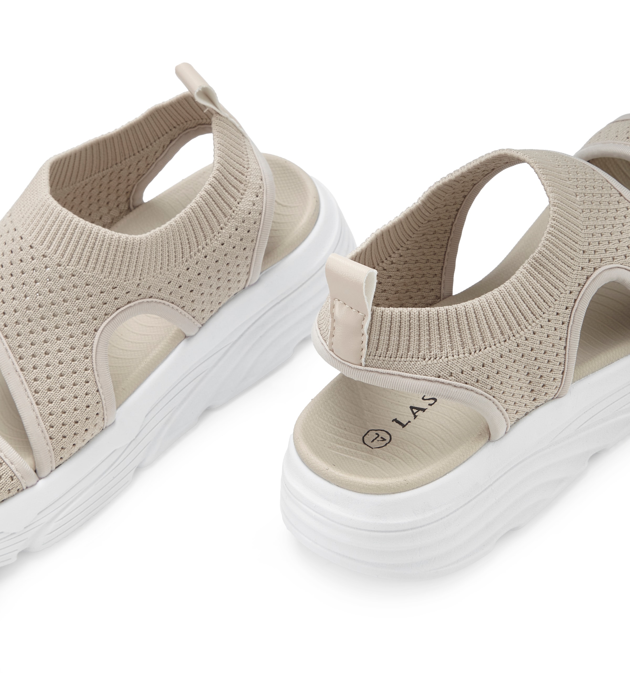 LASCANA Sandale »Sommerschuh«  sandalette, chaussure d'été en textile élastique particulièrement légère VEGAN