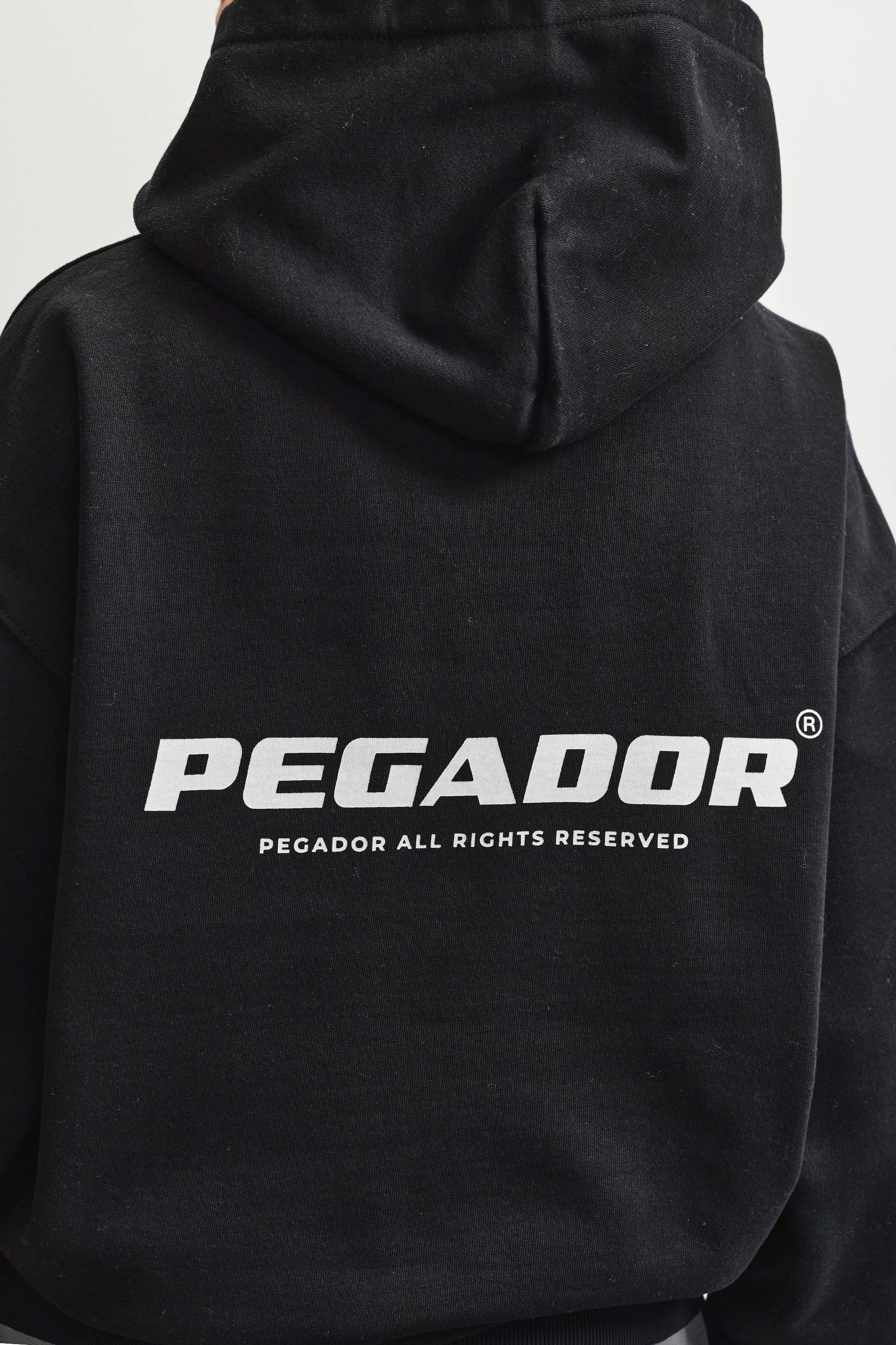 PEGADOR Sweat à capuche »ATNA LOGO OVERSIZED HOODIE«, Baumwollmischung, oversize
