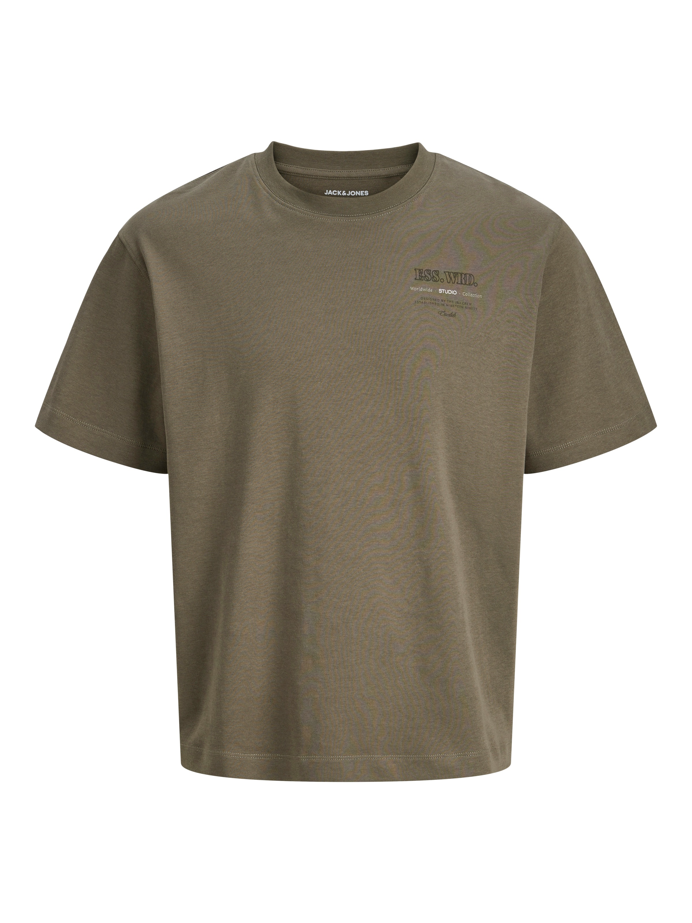 Jack & Jones PlusSize T-shirt »JJEURBAN EDGE STUDIO TEE SS SN PLS« mit Logobranding