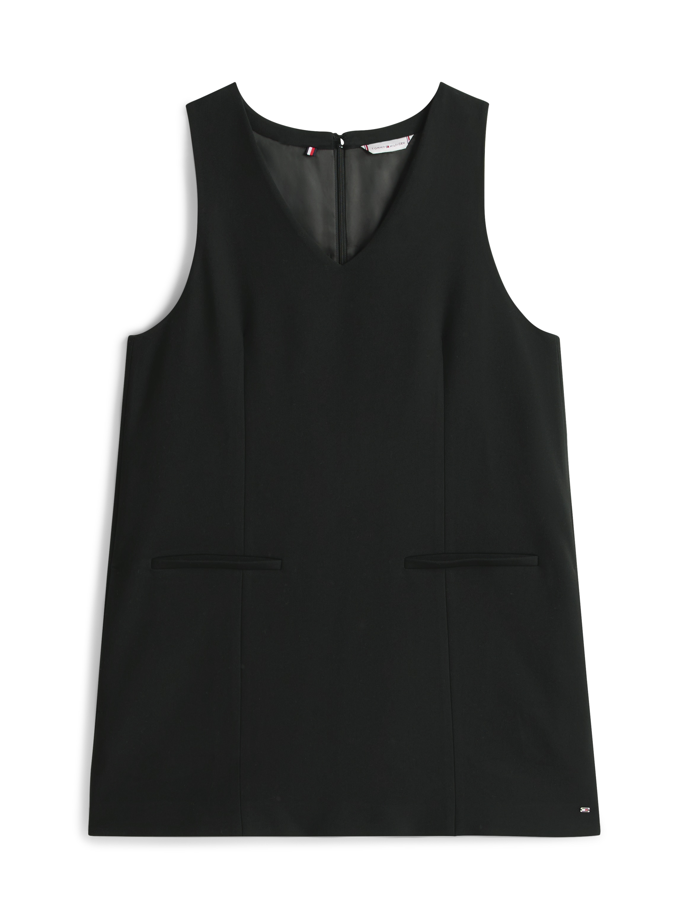 Tommy Hilfiger Robe en ligne A »PUNTO V-NK NS MINI SHIFT DRESS«