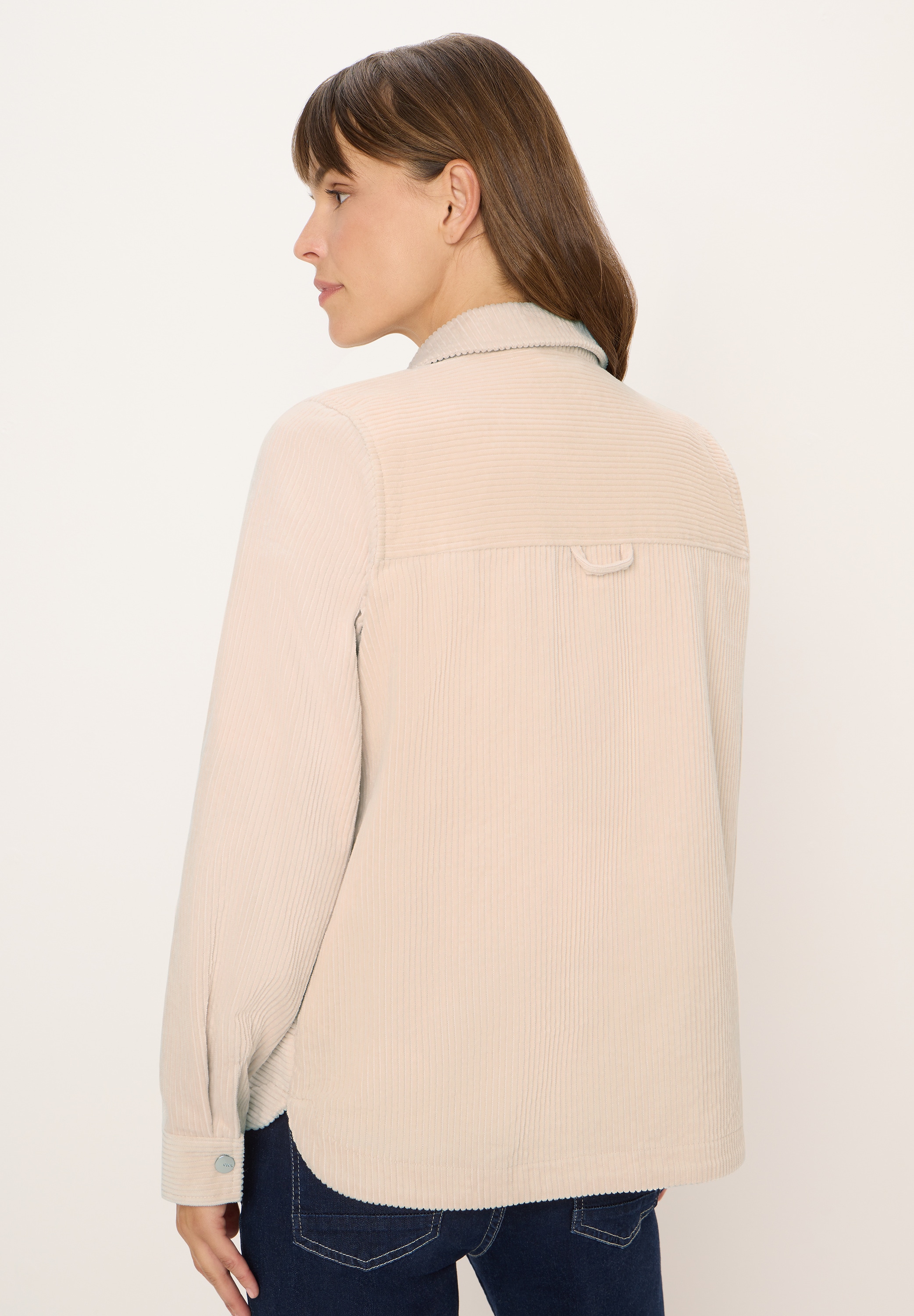 Cecil Veste en velours côtelé mit Knöpfen