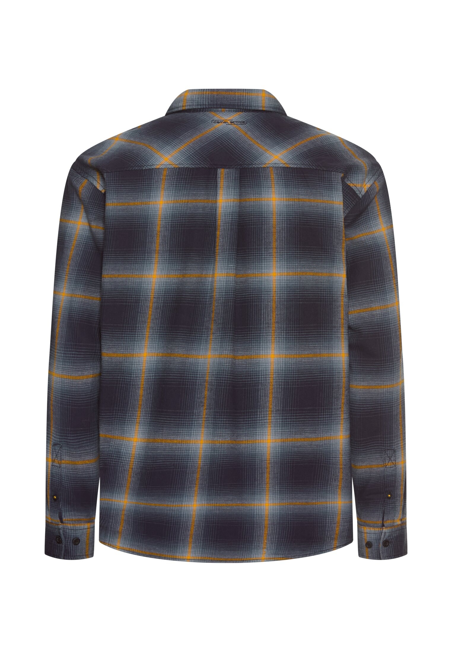 camel active Langarmhemd mit Logo Stickerei