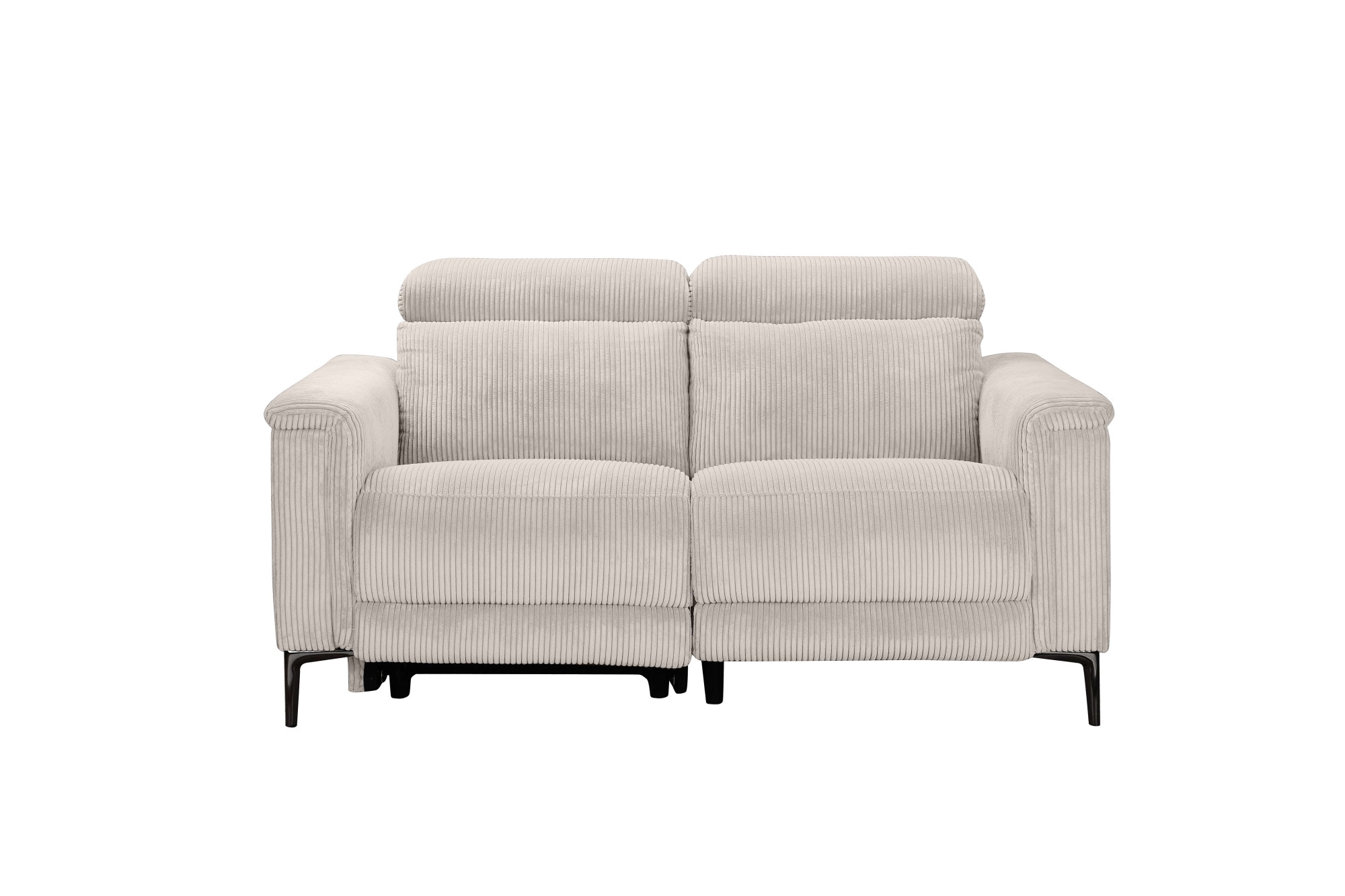 Home affaire 2-places »Lund Cord, 160 cm, manuelle o. elektrische Relaxfunktion« Relaxfunktion, USB-C, Kopfteilverstellung, Breite 160 cm