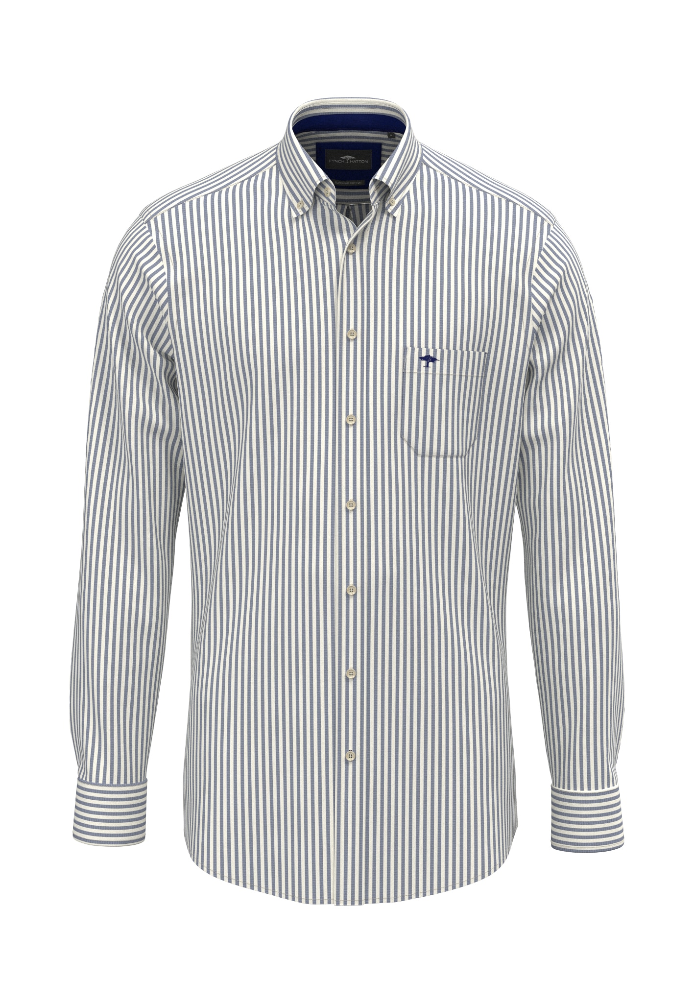 FYNCH-HATTON Chemise à manches longues avec col boutonné
