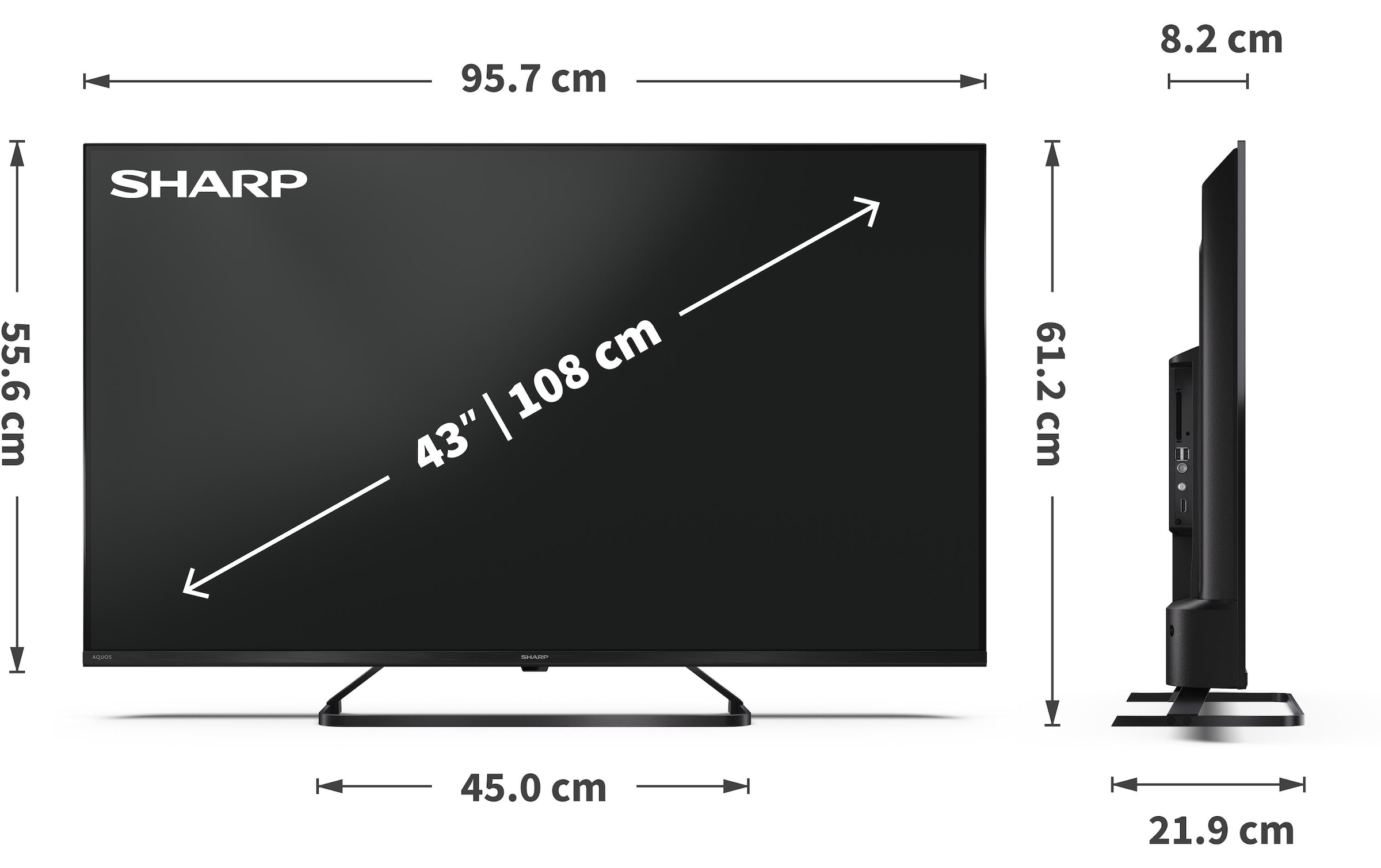   QLED-Fernseher »43HP6265E« 108 cm/43 ″