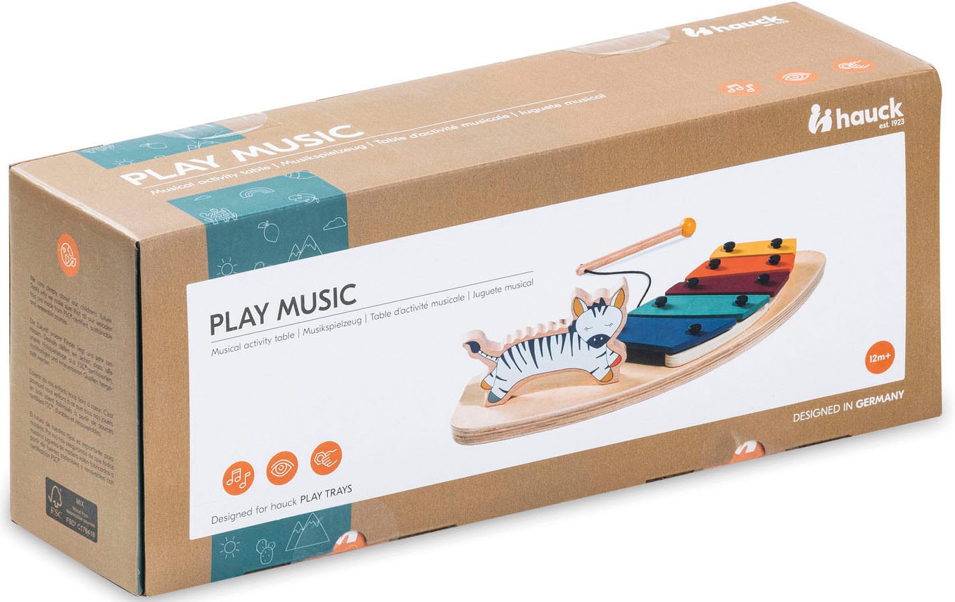 Hauck Spielzeug-Musikinstrument »Play Music Zebra für Hauck Spielbrett Play Tray« FSC® - schützt Wald