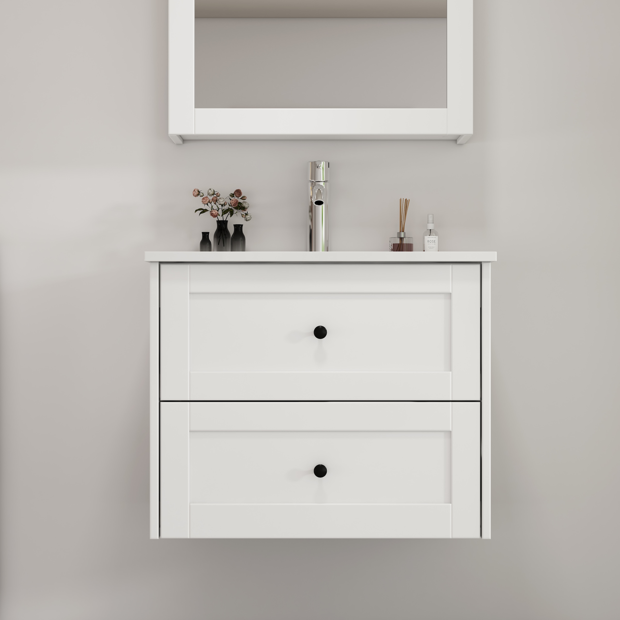 welltime Waschtisch »Rotterdam« Badmöbel inkl. Keramikwaschbecken, in verschiedenen Breiten erhältlich