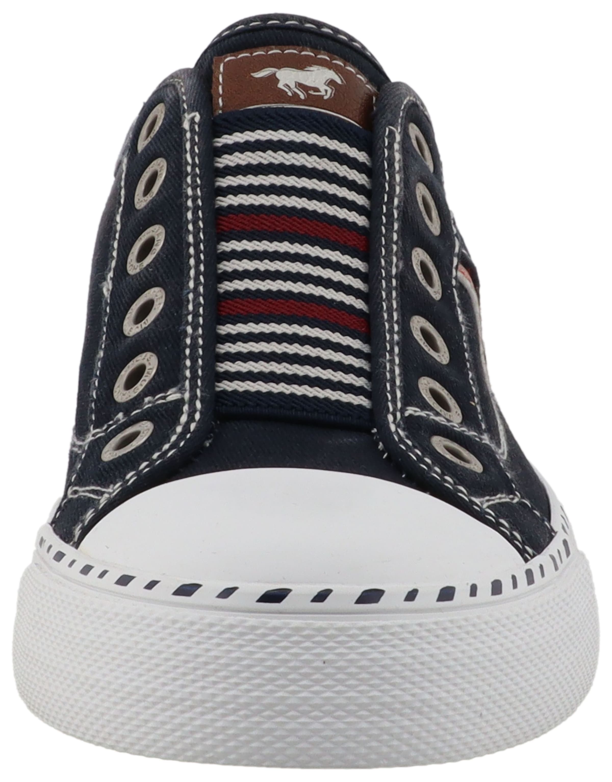 Mustang Shoes Baskets slip-on »Magdalena«  Chaussure décontractée, mocassin, chaussure à enfiler avec empiècements contrastés