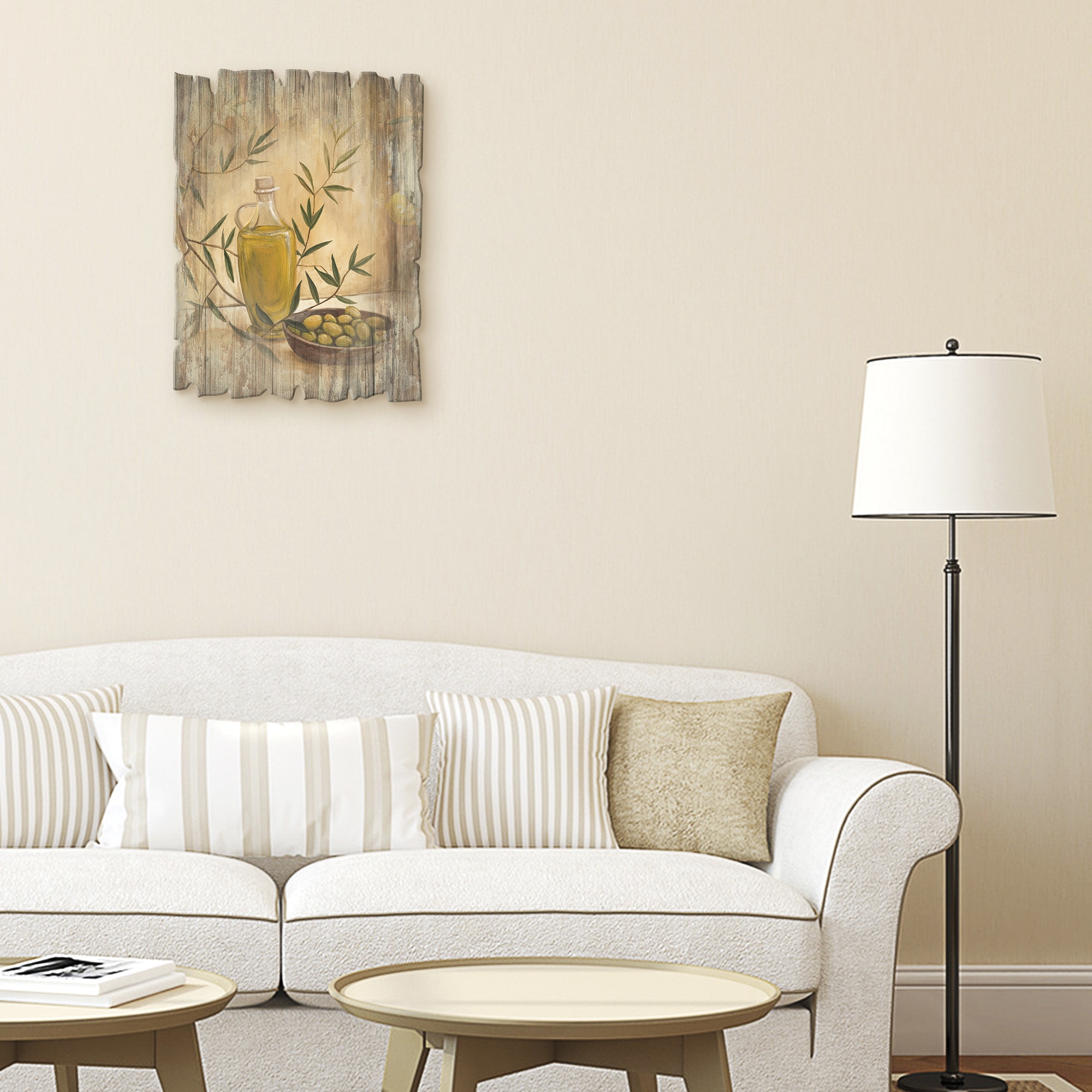 Artland Tableau en bois »Oliven und Zitronen« 1 cuis tlg.