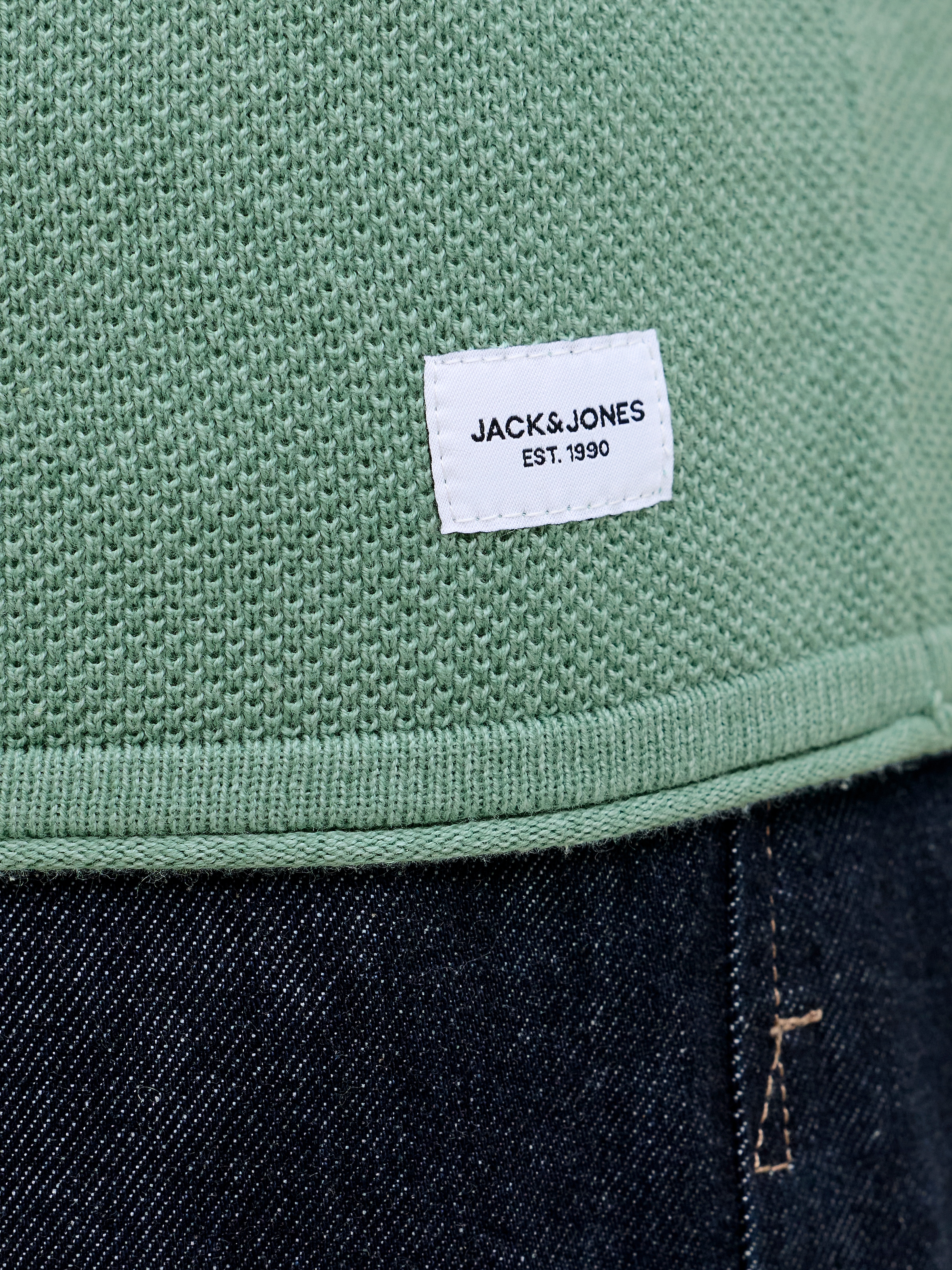 Jack & Jones Rundhalspullover »JJEHILL KNIT CREW NECK NOOS« Baumwolle, regular fit