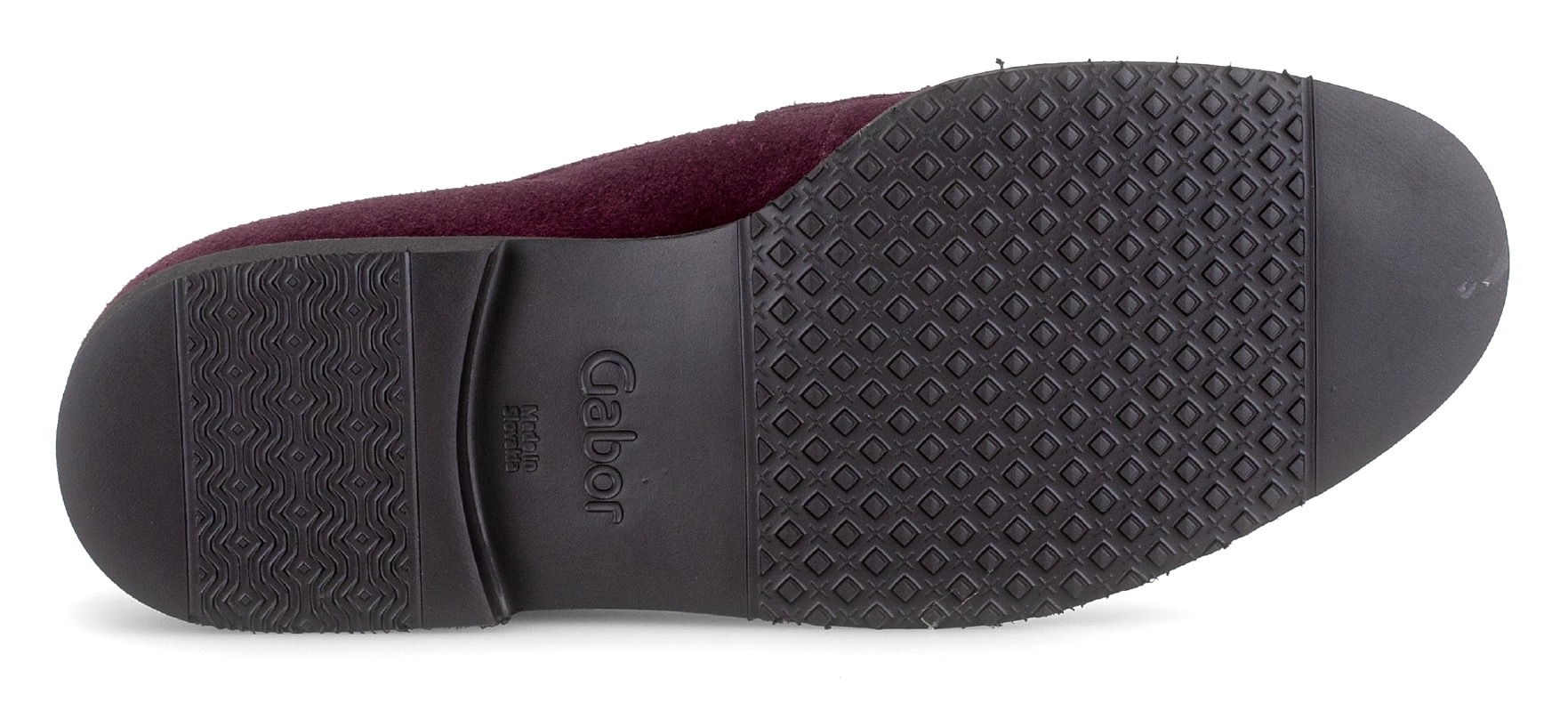 Gabor Loafer  talon bloc, slip-on, chaussure business avec paillettes sur le bord de la semelle