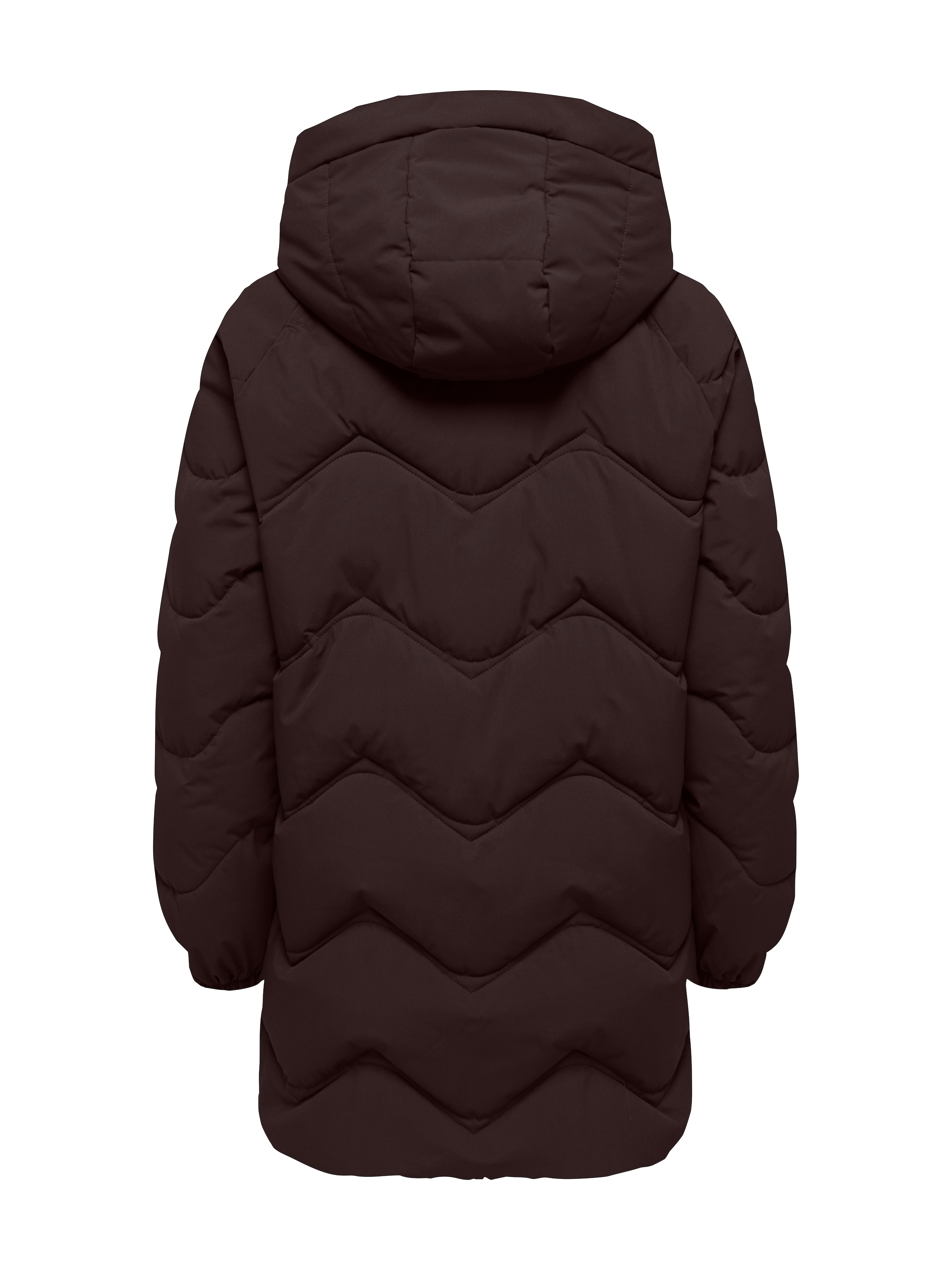 JDY Veste matelassée »JDYPOWER LONG HOOD PUFFER OTW HAB« avec capuche fibre synthétique