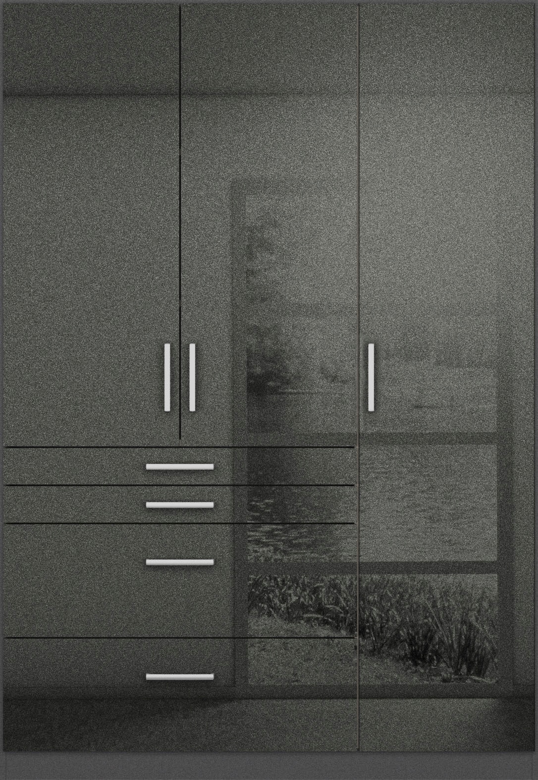 rauch Armoire à portes battantes »Kleiderschrank Schrank Garderobe Garderobenschrank  HOMBURG« avec beaucoup de rangement, tiroir supérieur compartimenté MADE IN GERMANY
