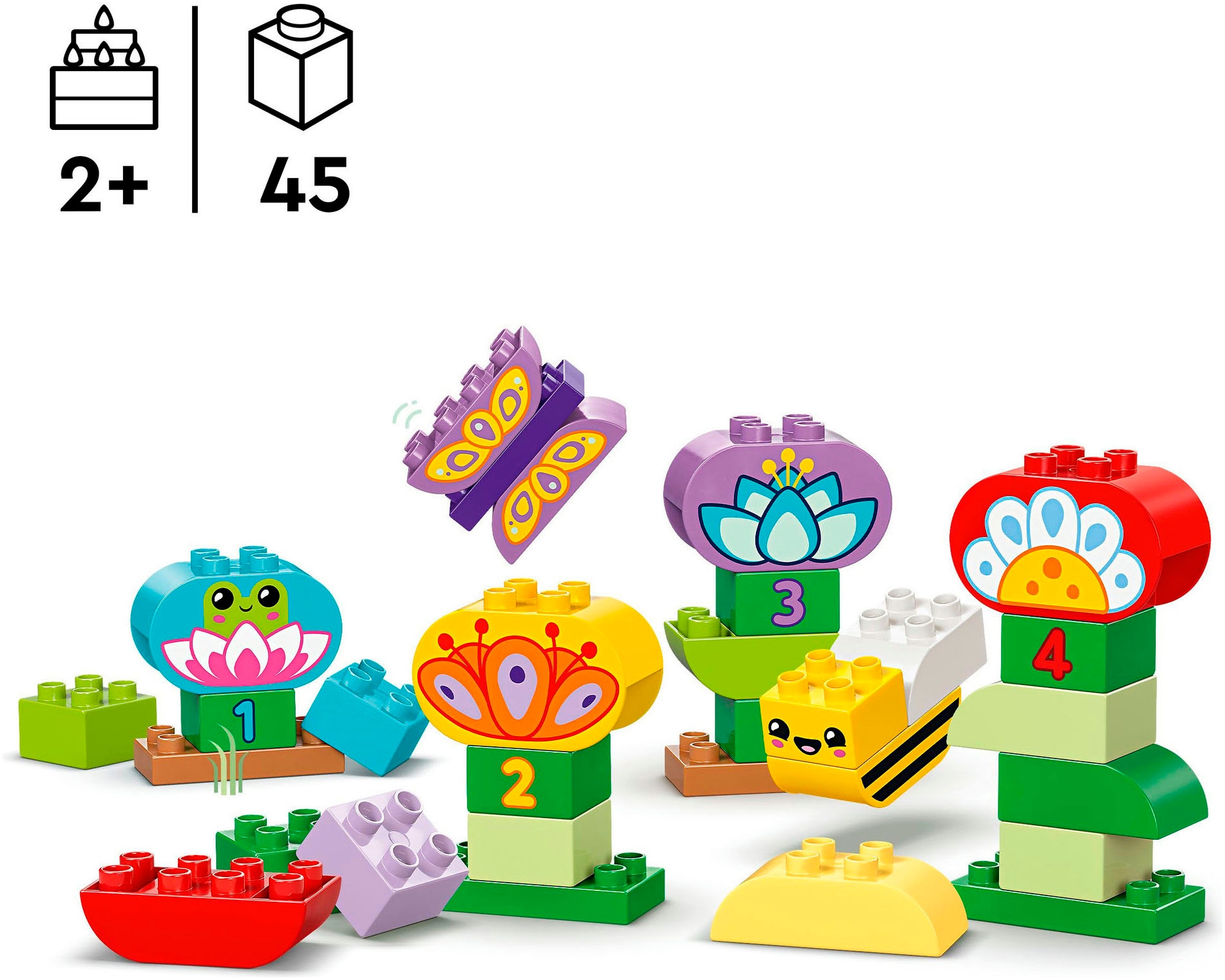 LEGO® Pions de construction »Kreativer Blumengarten (10444), LEGO DUPLO Town« Made in Europe