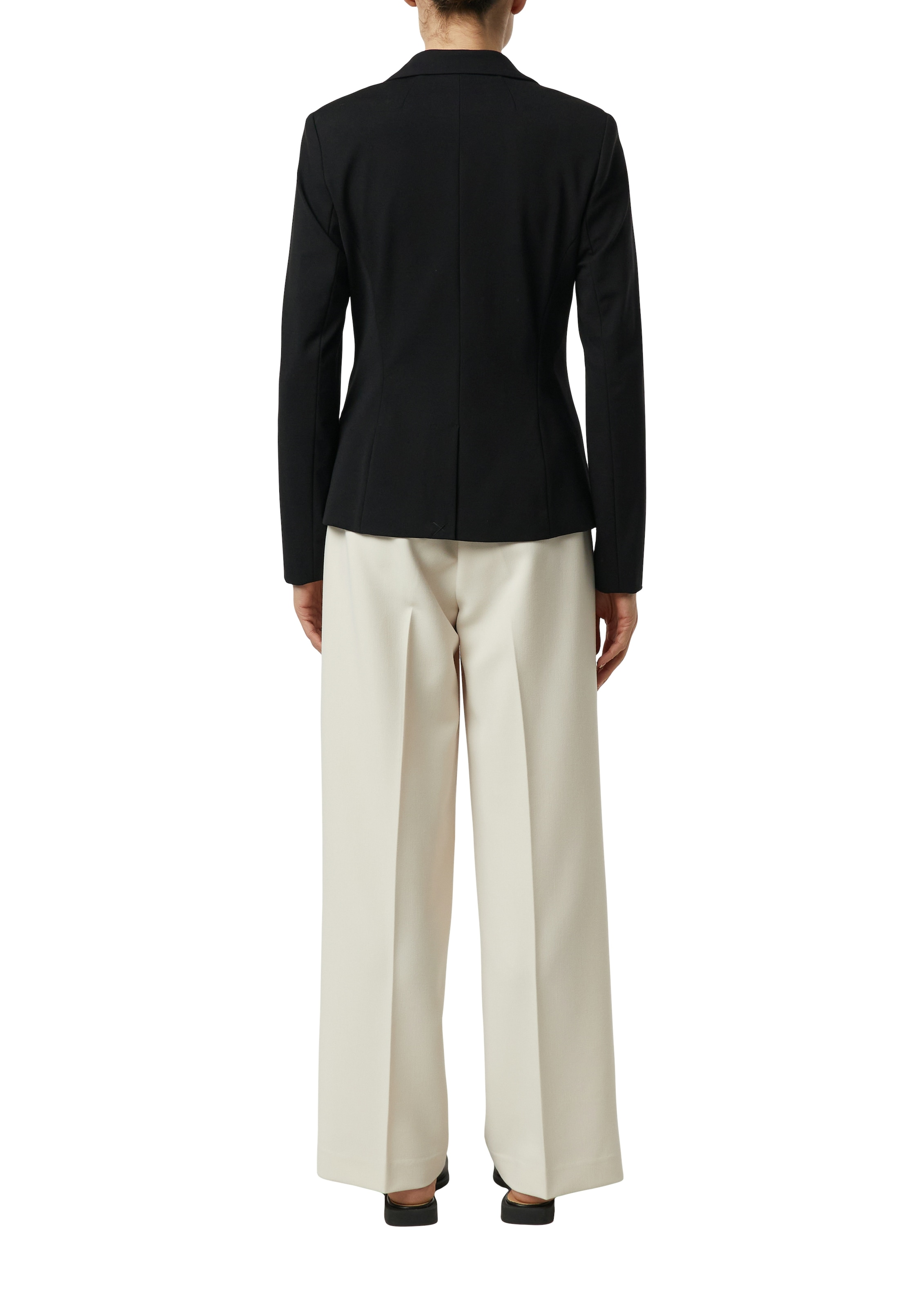 Comma Veste blazer mit Knopfverschluss und Reissverschlusstaschen