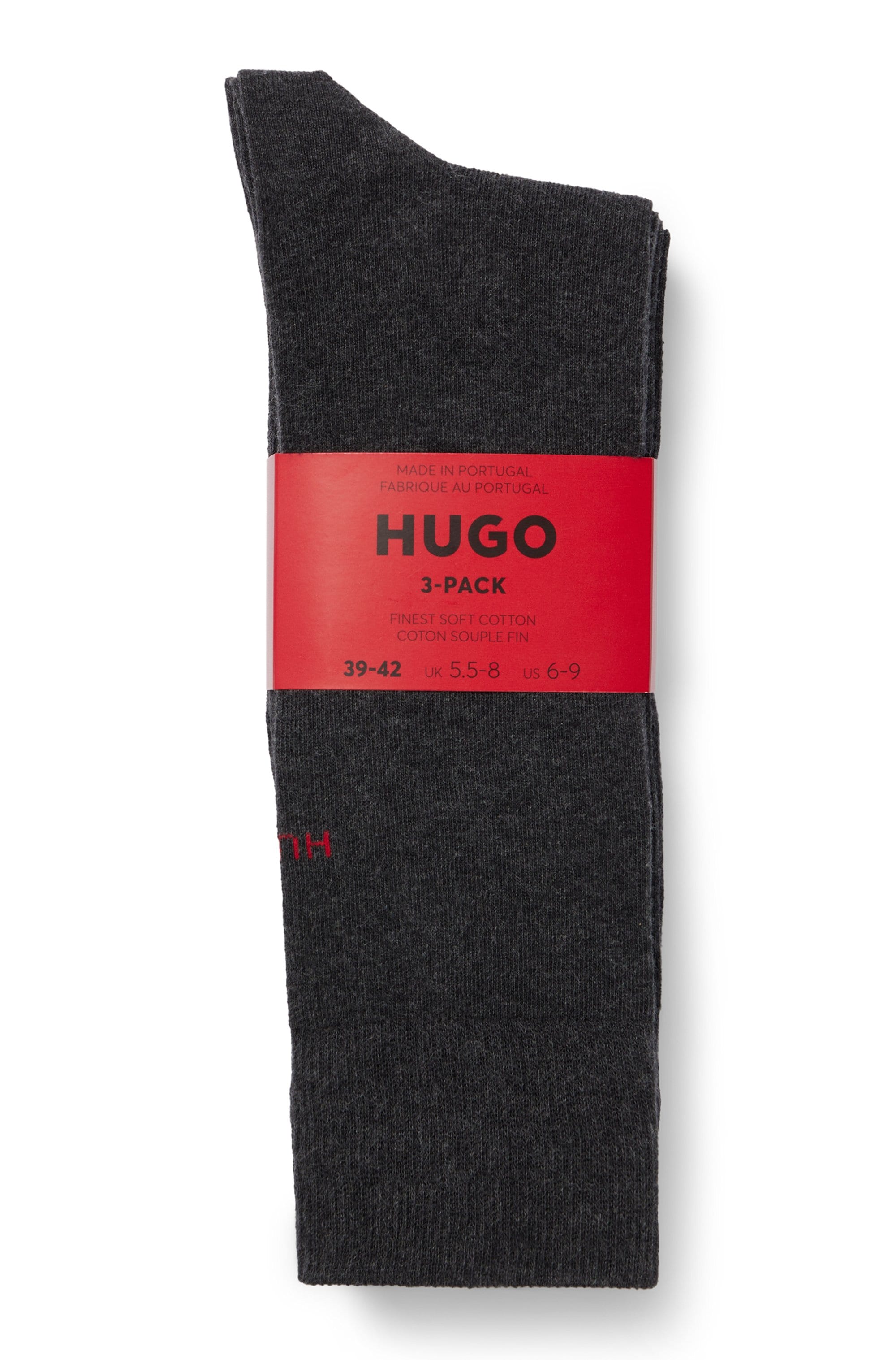 HUGO Underwear Chaussettes d'affaires »3P RS UNI COLORS CC« Packung, 3er, 3 cuis tlg. mit Hugo Boss Logo-Schriftzug