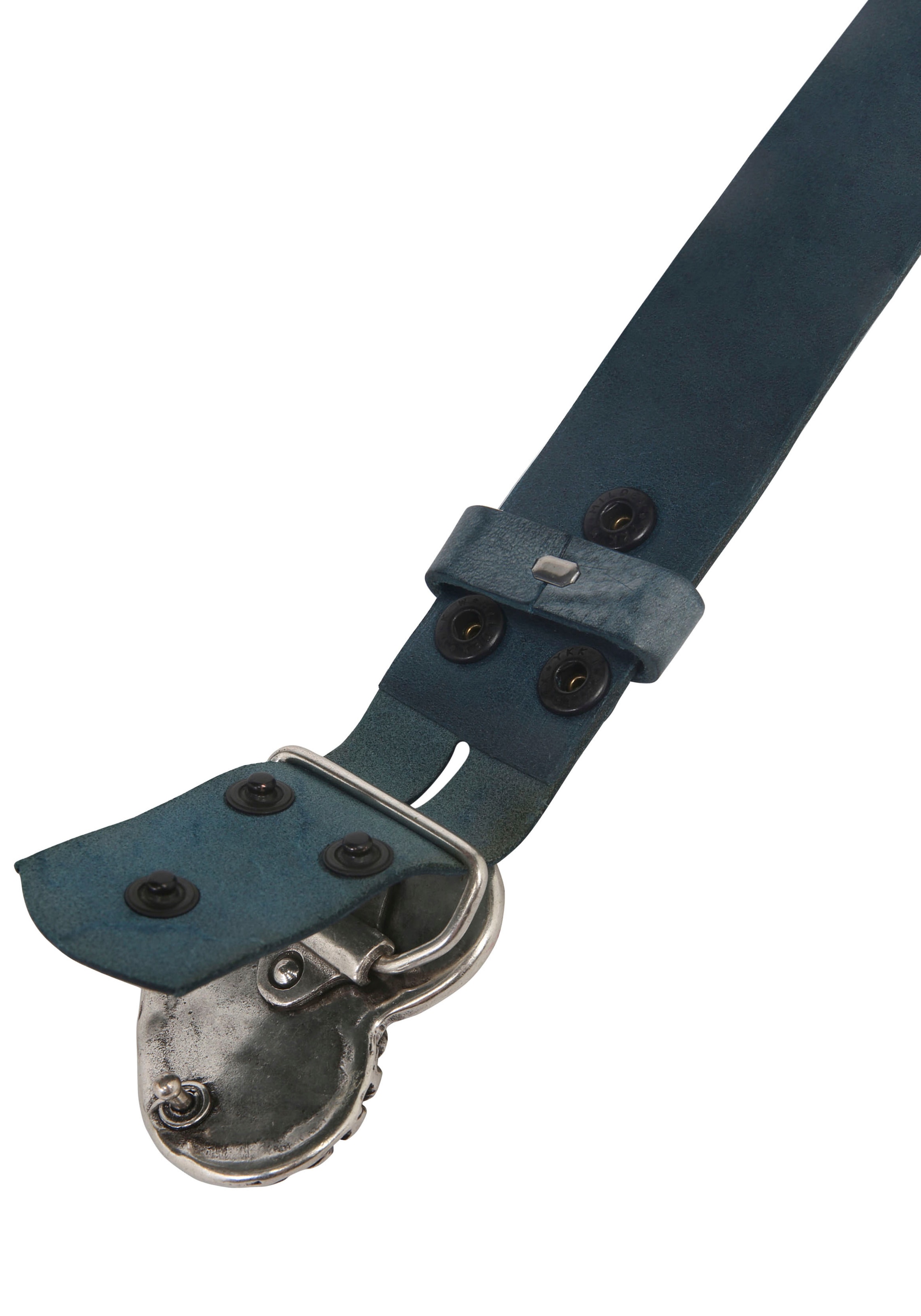 Rettungsring Gürtel Ceinture en cuir mit austauschbarer Schliesse »Rosenherz Halb«