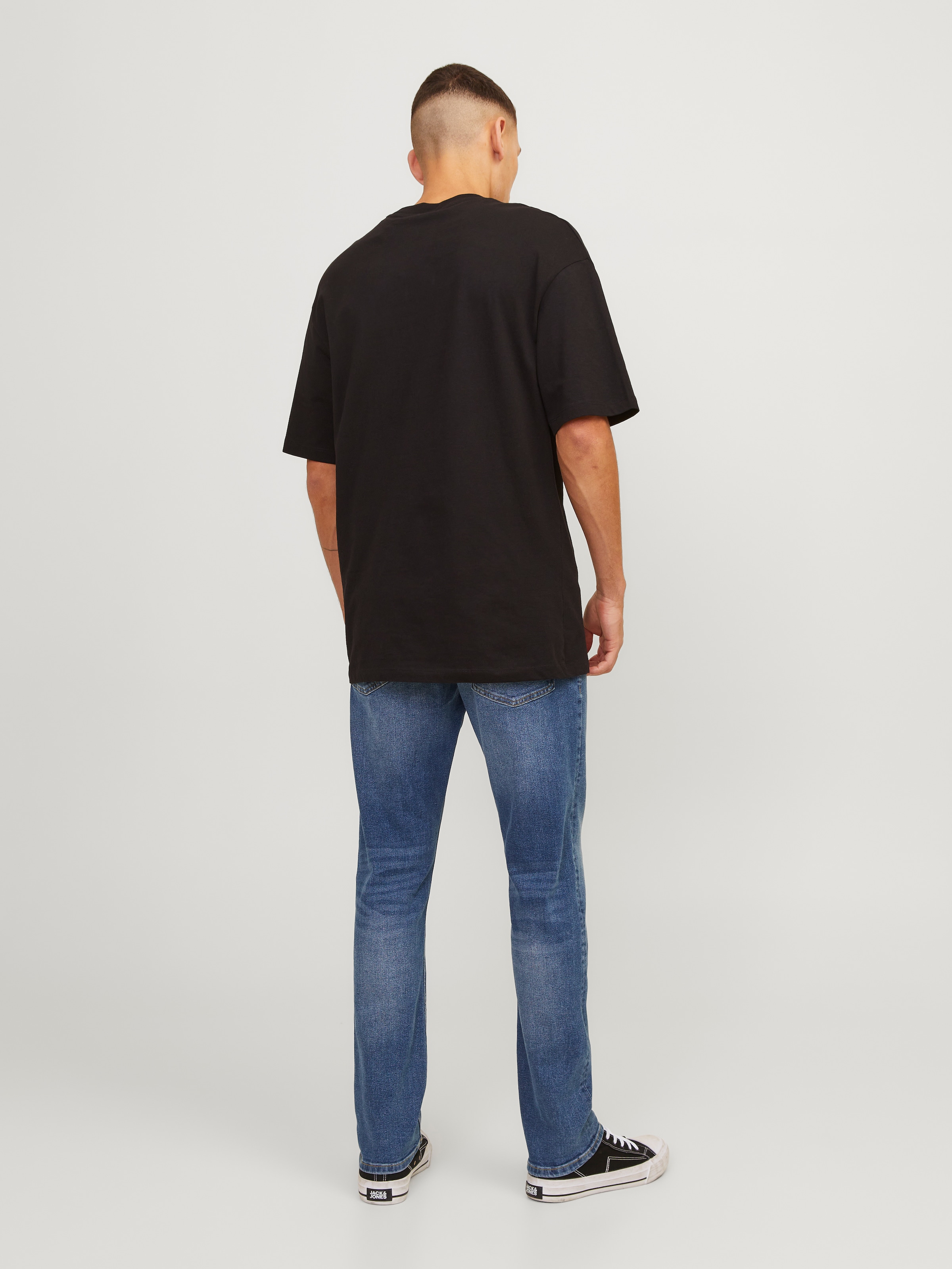 Jack & Jones Slim-fit-Jeans »JJIGLENN Jeans mit schmaler Beinform und Stretch für Komfort«, Denim/Jeans, modisch, slim fit, Baumwollmischung
