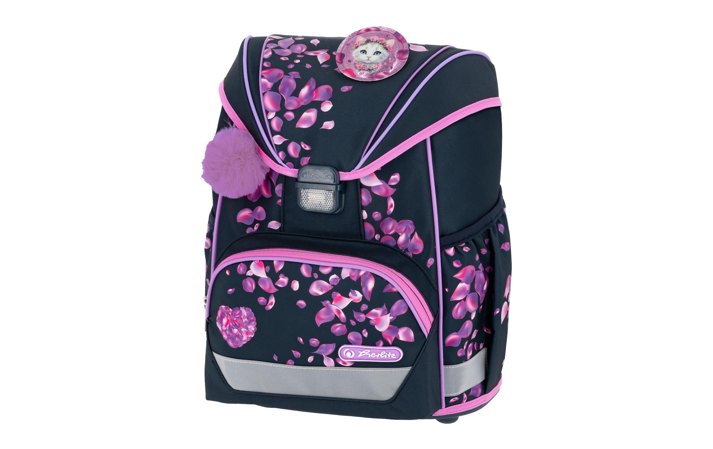 Herlitz Schulrucksack »UltraLight Plus Blossom Dance 4-teilig, 16 l«