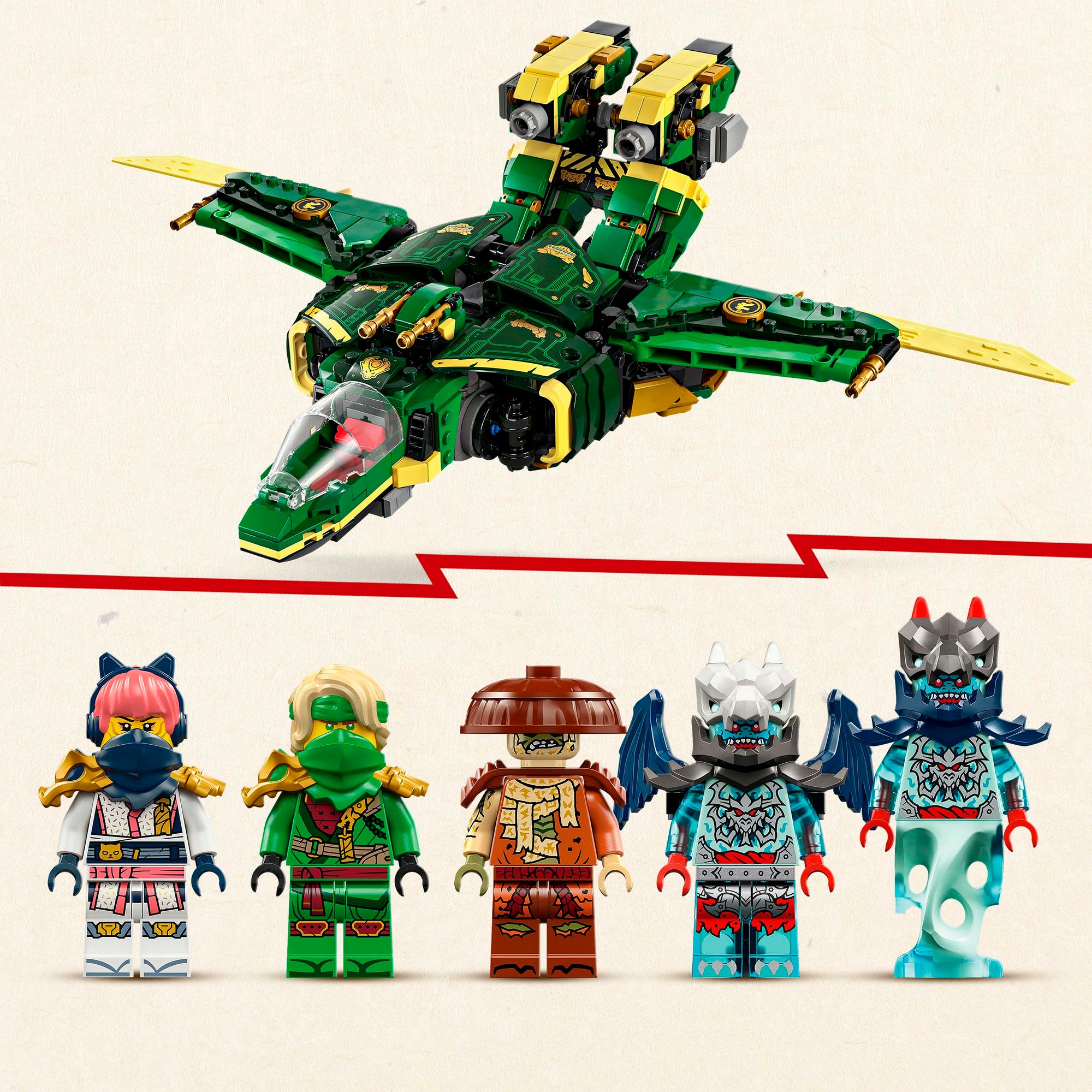LEGO® Pions de construction »Lloyds Jet-Mech (71845), LEGO Ninjago« Made in Europe