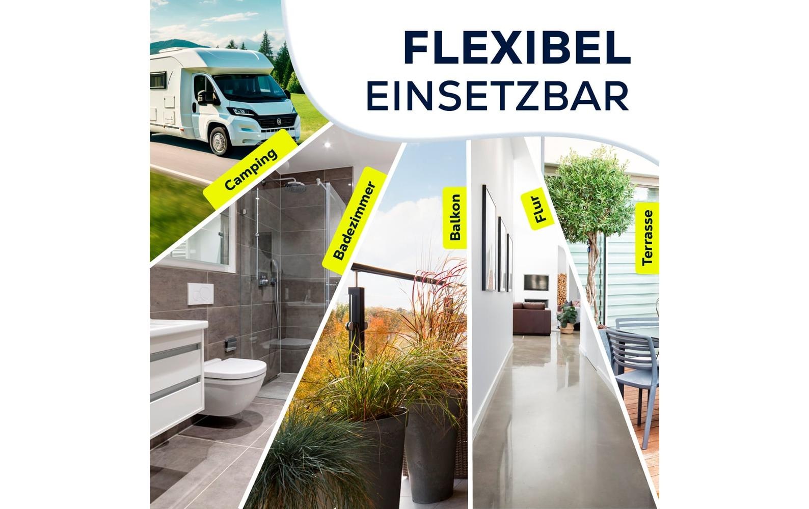 EASYmaxx Séchoir à linge »8 m Leine, 20 kg Wäsche« Wäscheständer mit ausziehbaren Armen