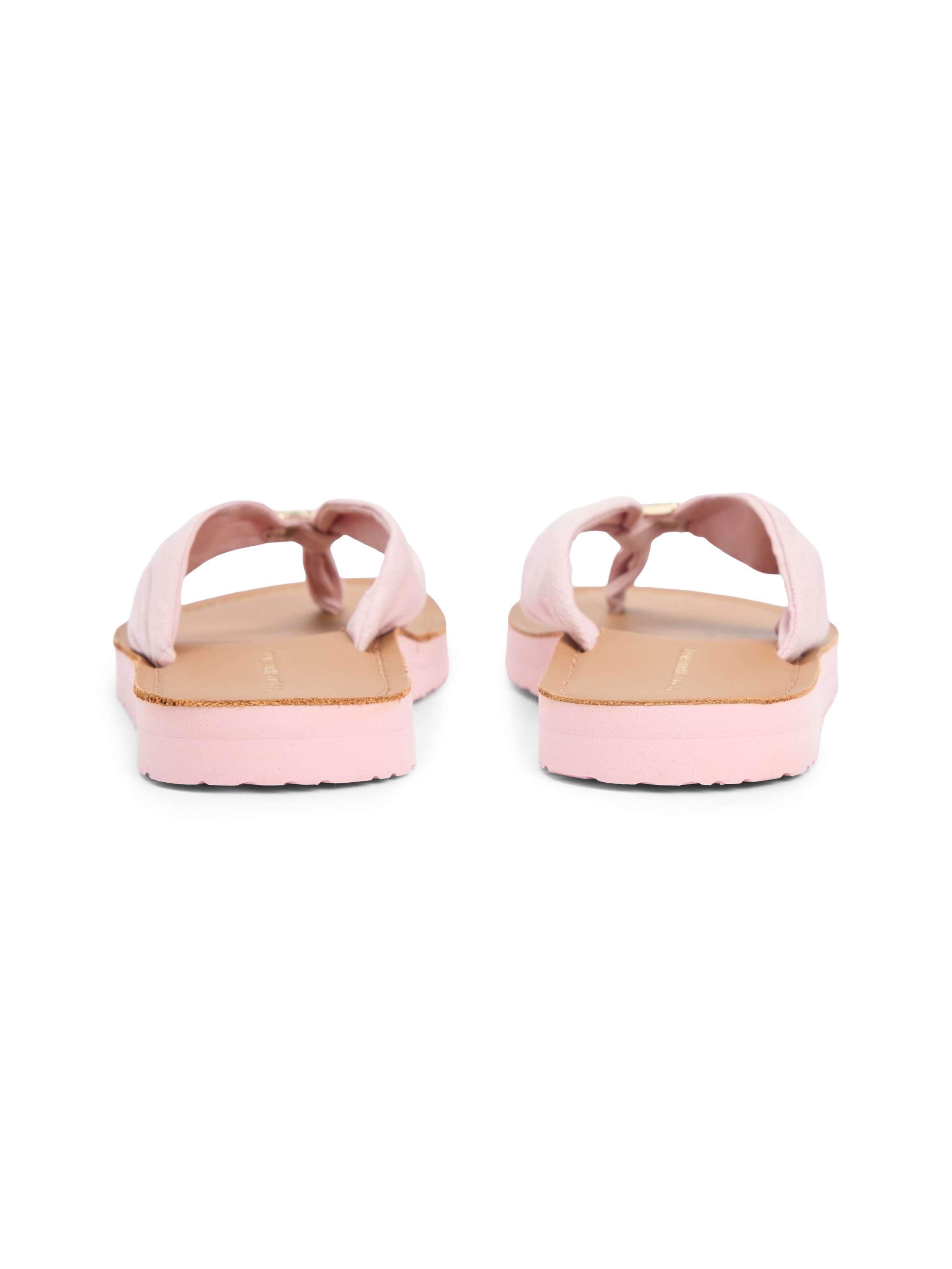 Tommy Hilfiger Séparateur d'orteils »TH LTR FOOTBED SUMMER SANDAL«  Chaussure d'été, chaussure de plage, Dianette, plate avec emblème logo