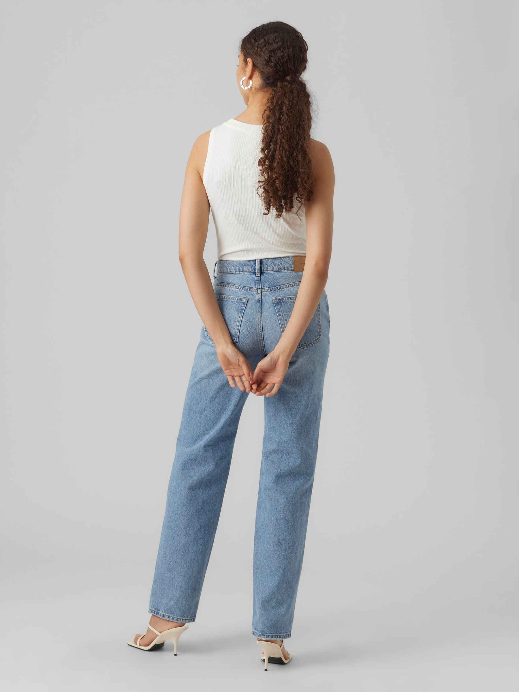 Vero Moda Débardeur »VMLAVENDER SL TOP VMA JRS NOOS« mit Rundhalsausschnitt