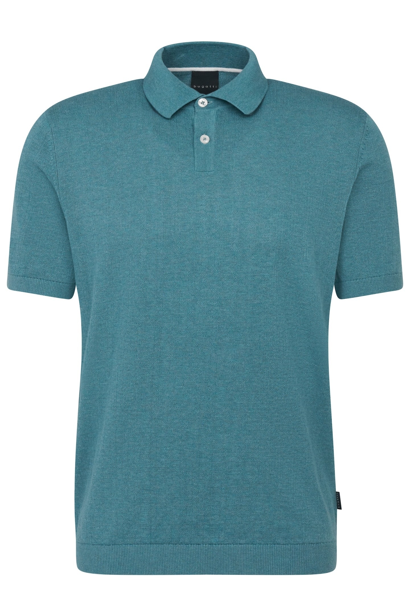 bugatti Poloshirt in feiner Strickstruktur