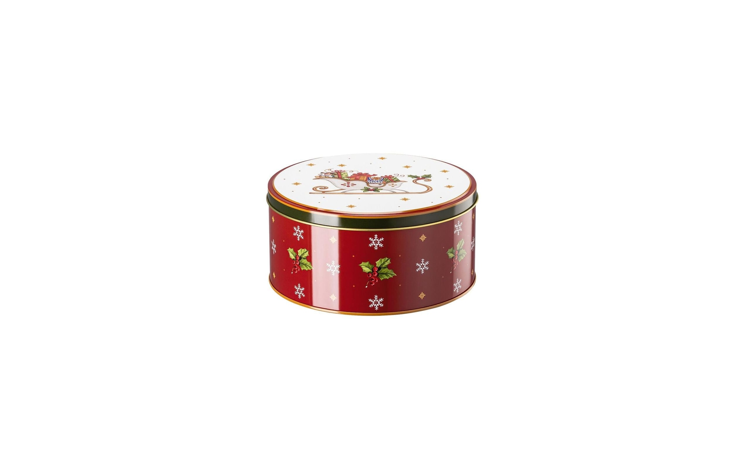 Hutschenreuther Boîte à biscuits »Happy Wintertime Plätzchendosen-Set Weissblech rund 3-tlg.«
