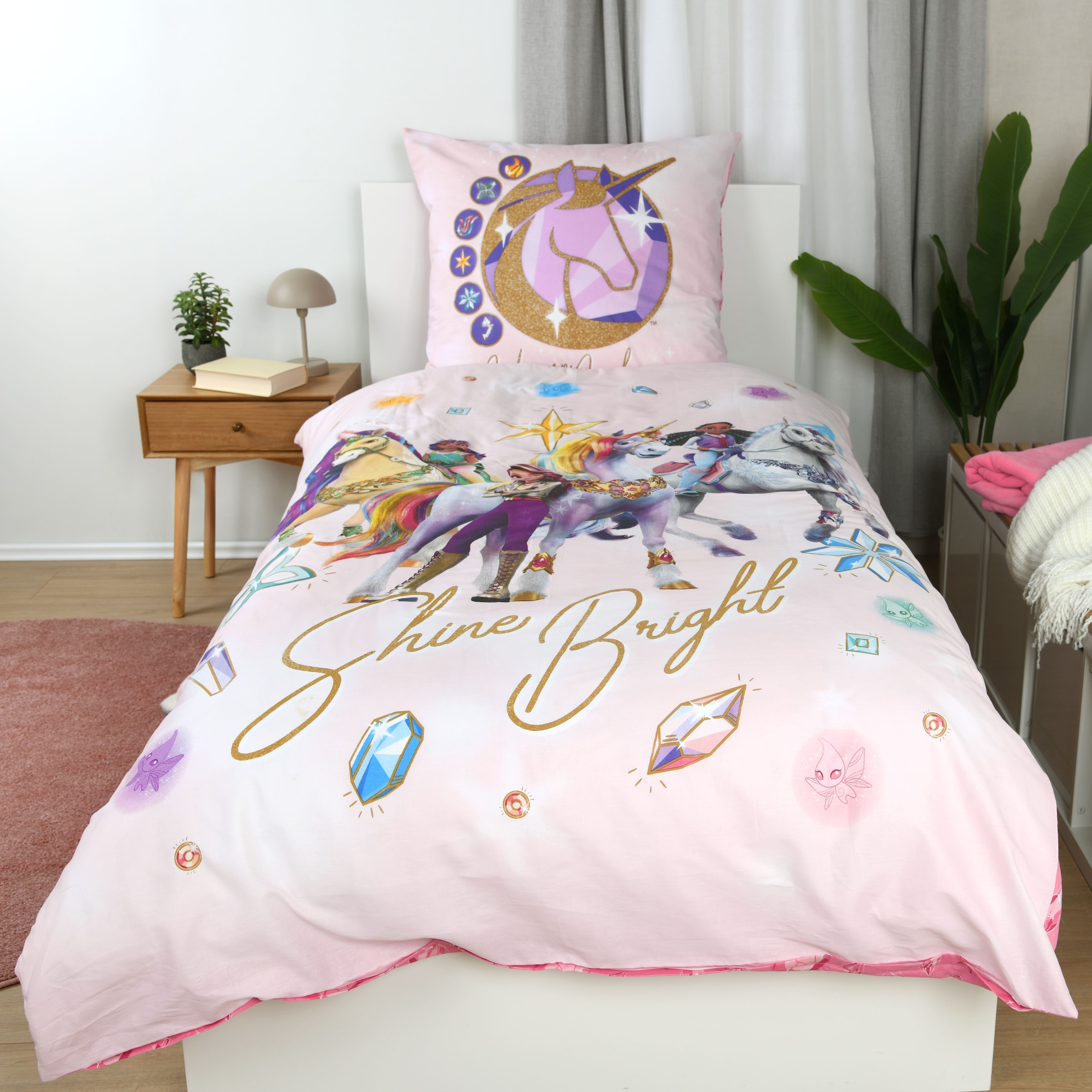 Unicorn Academy Wendebettwäsche »Unicorn Academy« 2 Mit praktischem Reissverschluss