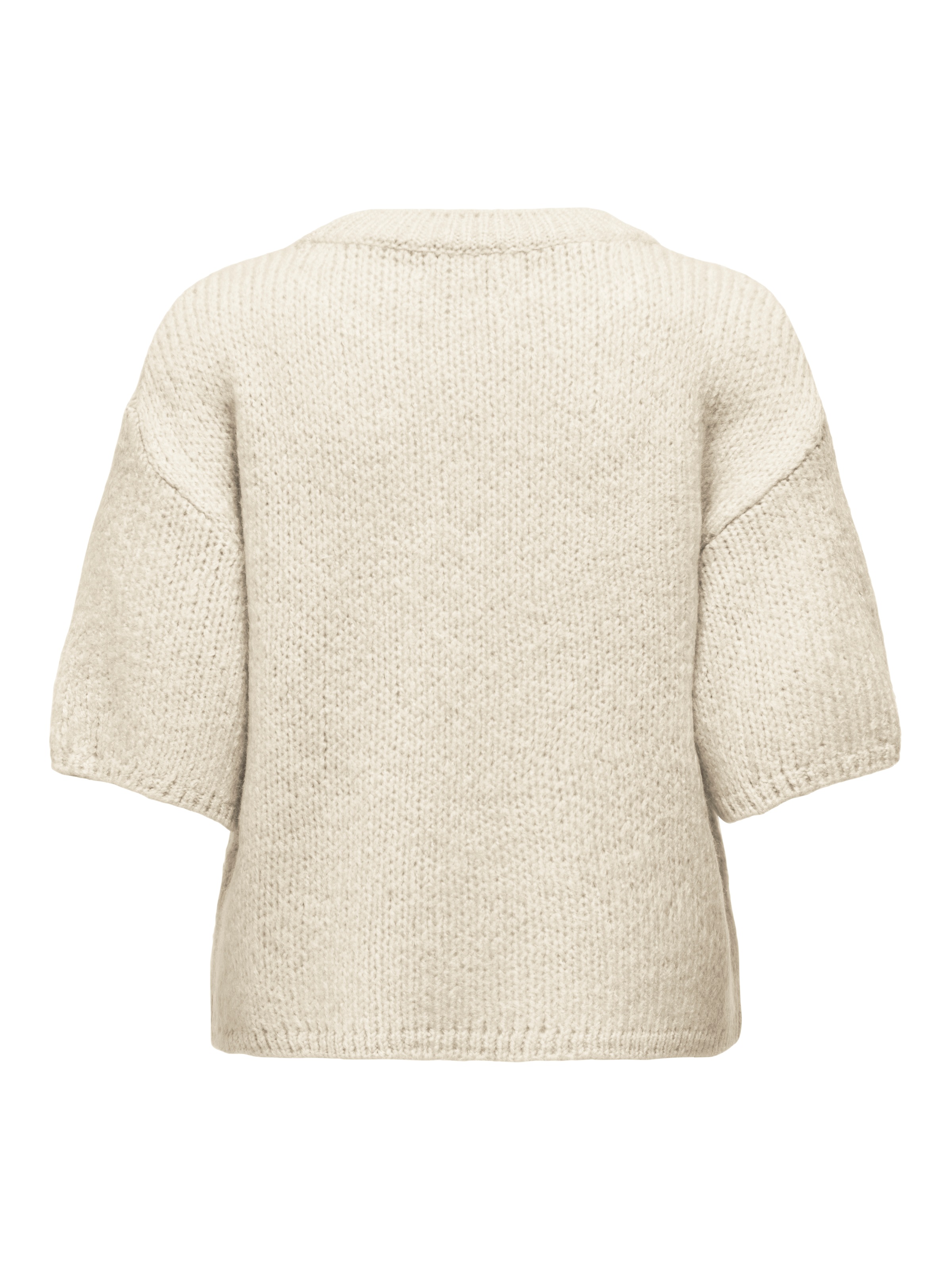 JDY Kurzarmpullover »JDYLINEA S/S PULLOVER O-NECK KNT NOOS« Kunstfaser, Rippstrick