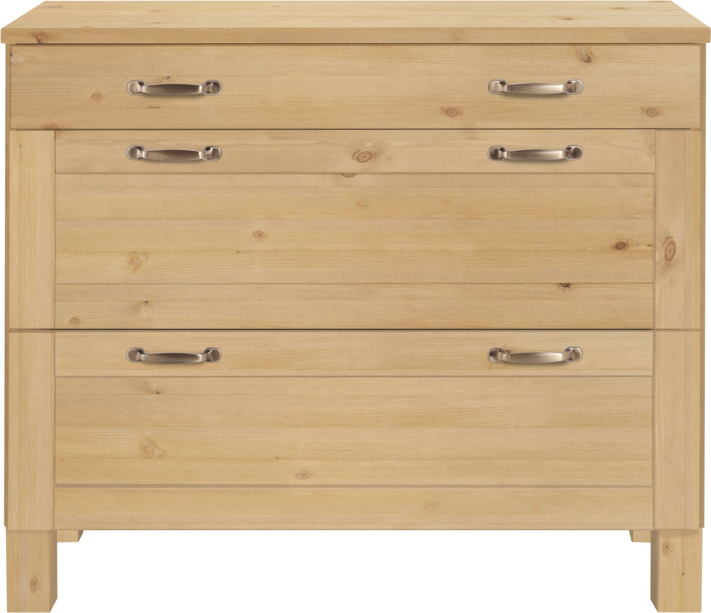 Home affaire Armoire basse »Alby« largeur 100 cm, 3 tiroirs