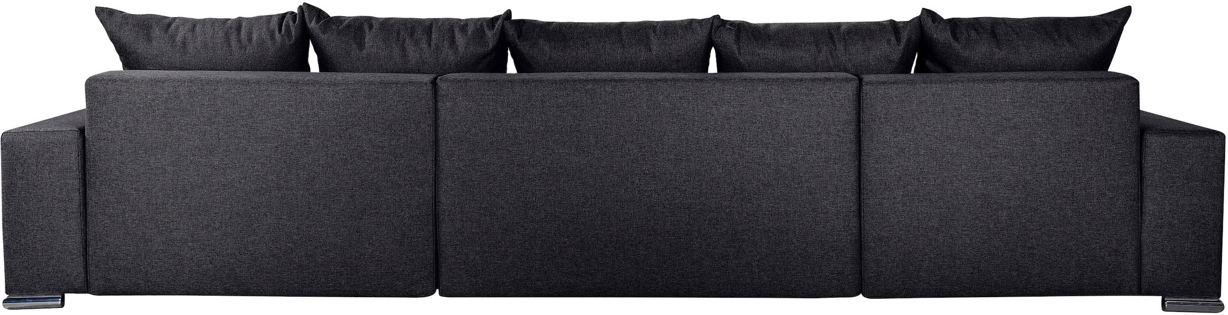 COLLECTION AB Paysage de salon »Josy XXL U-Form, B: 333 cm, mit 2 Recamieren 77 & 97 cm« Bettfunktion, Bettkasten & 2 Zierkissen, Federkern