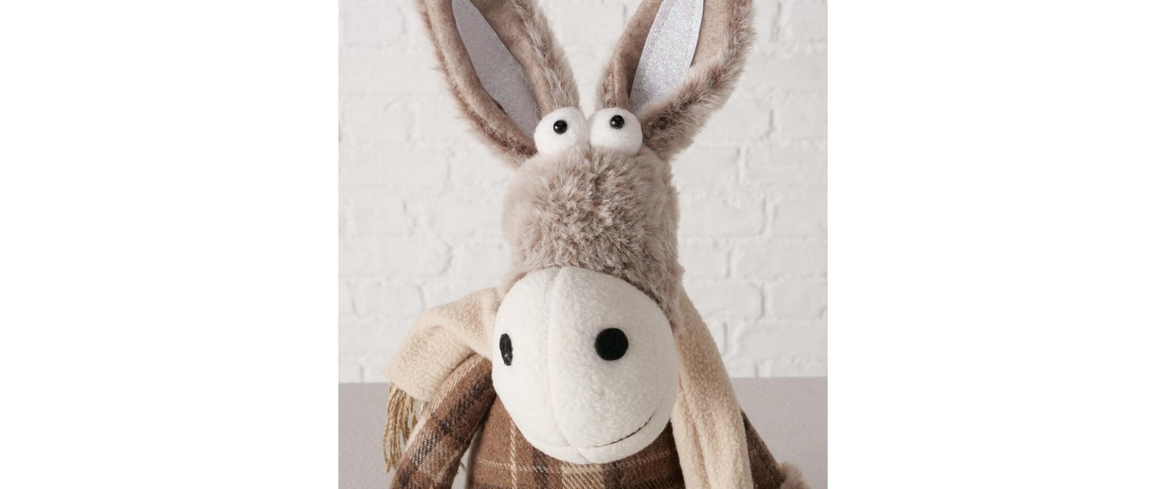 BOLTZE Figurine de Noël »Boltze Kantenhocker Esel Duny «