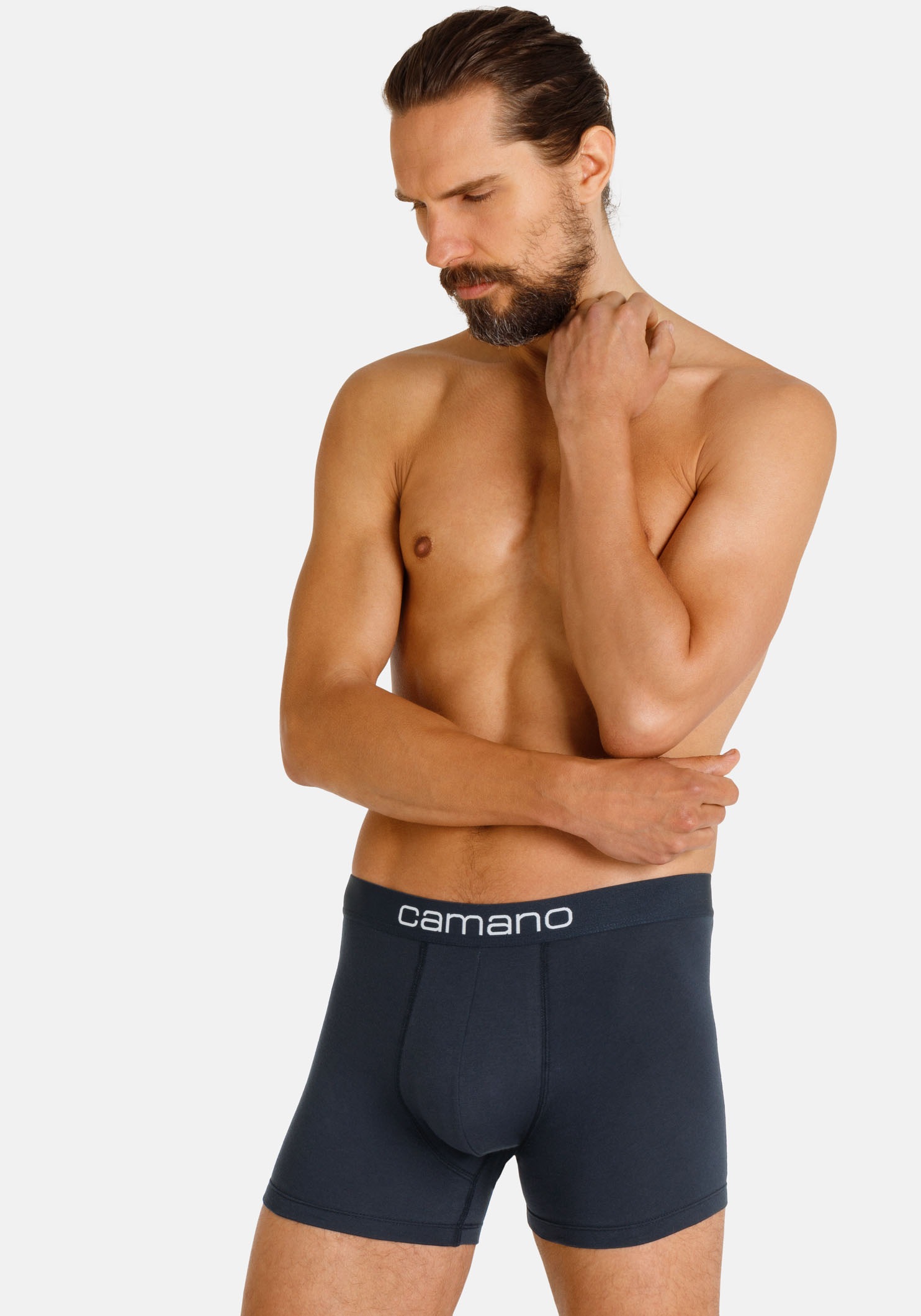 Camano Boxershorts »comfort« 6er Pack,  mit Stretch-Logobund