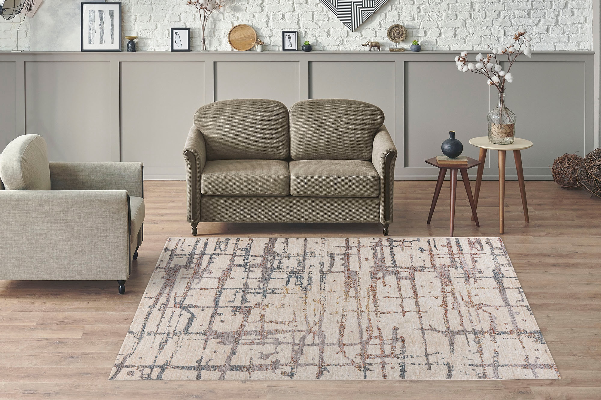 Kayoom Teppich »Jaka 325« rechteckig 6 mm Höhe