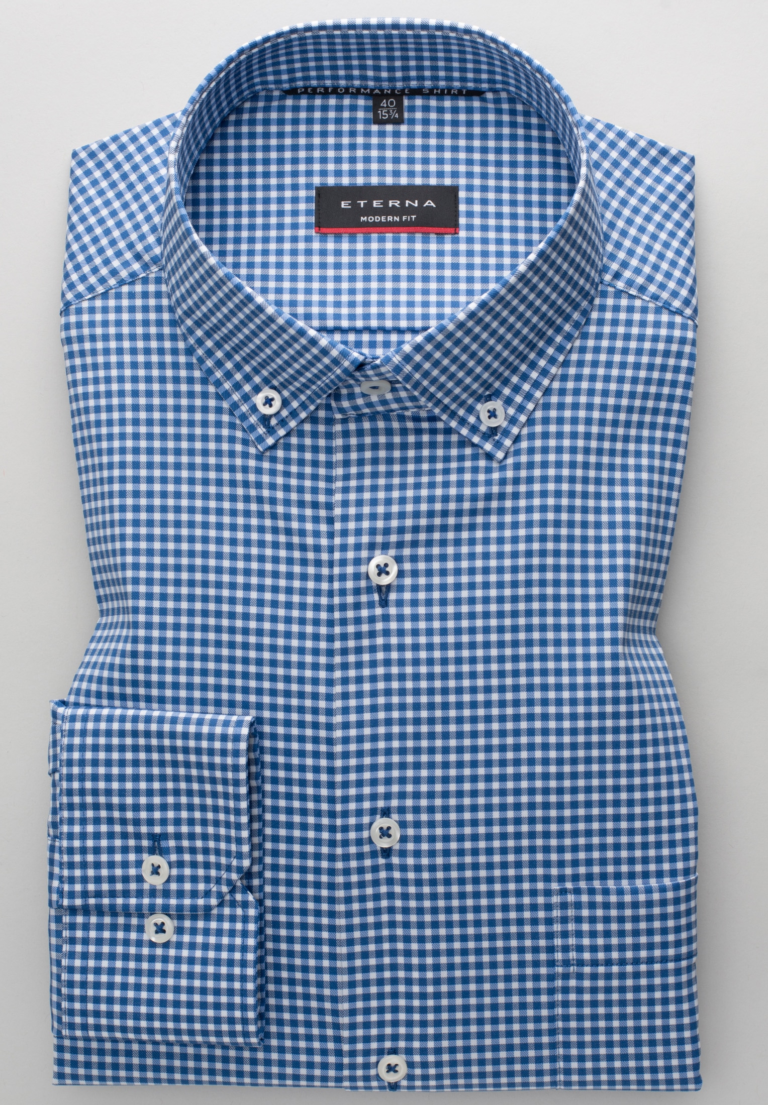 Eterna Chemise à manches longues »MODERN FIT« EASY IRON (bügelleicht)