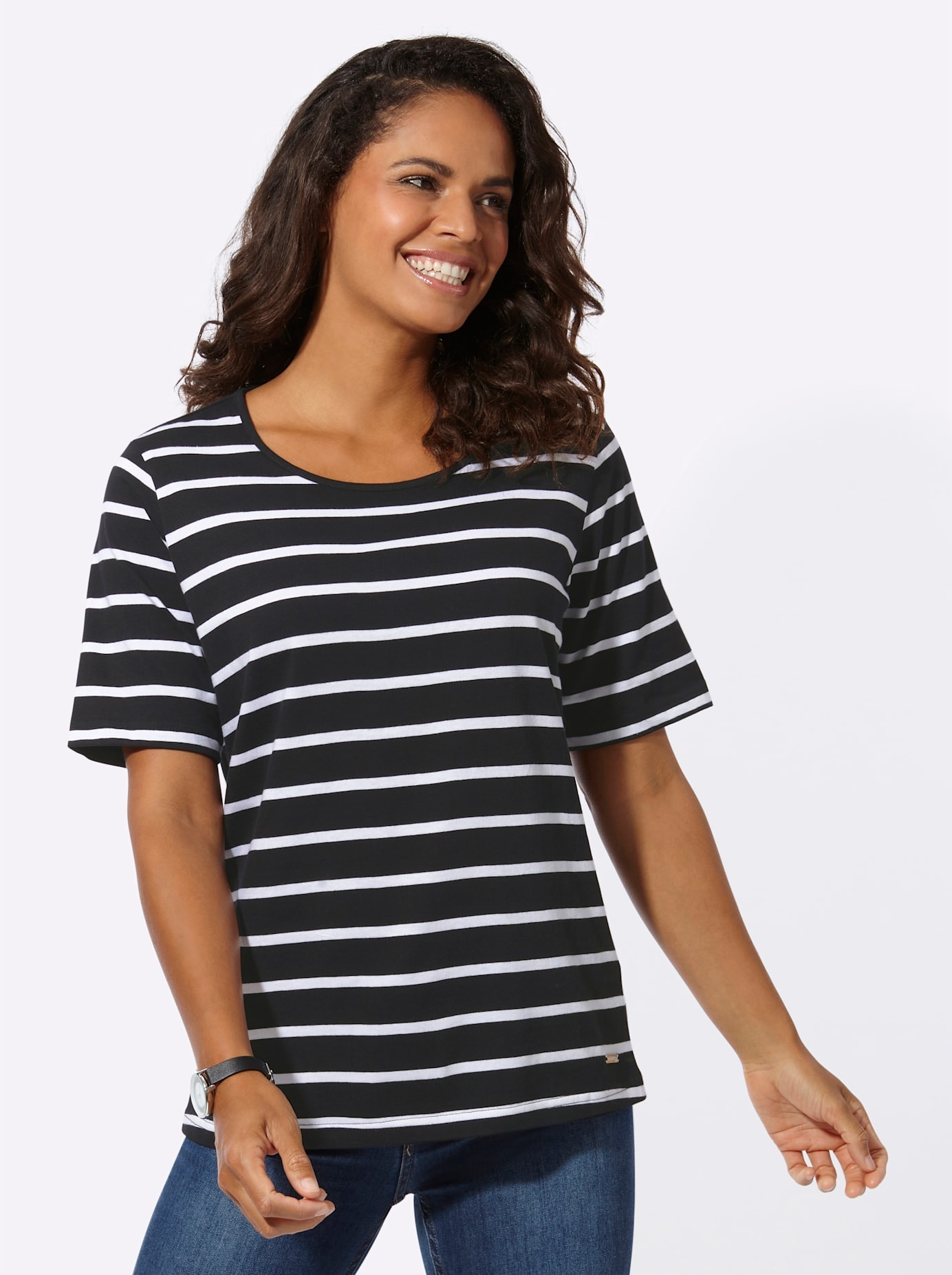 Casual Looks T-shirt à manches courtes »Ringelshirt« 1 cuis