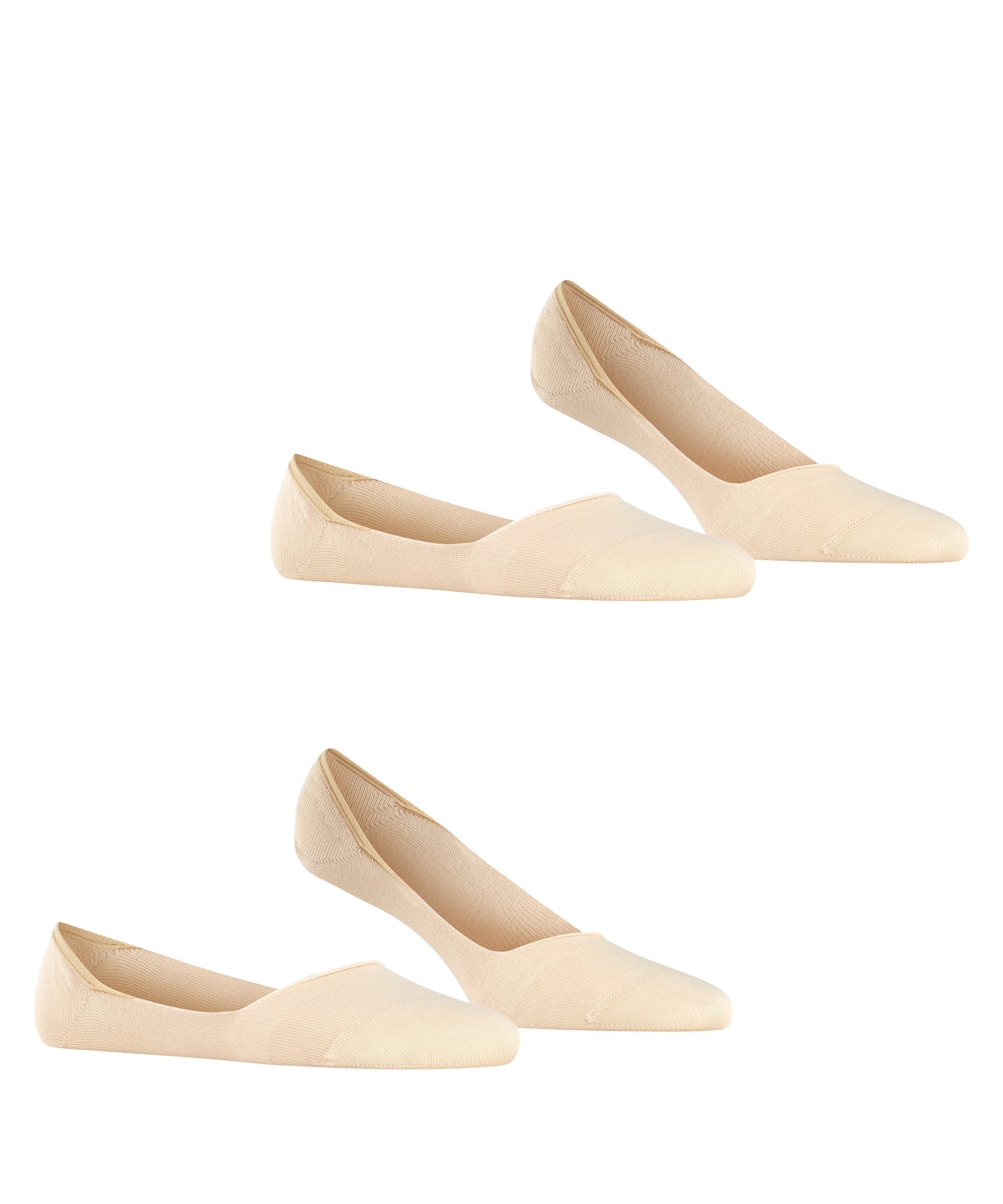 Esprit Füsslinge »Cotton« 2 Paar,  elegant, verstärkt und aus weicher Baumwolle, dünn, anti-slip