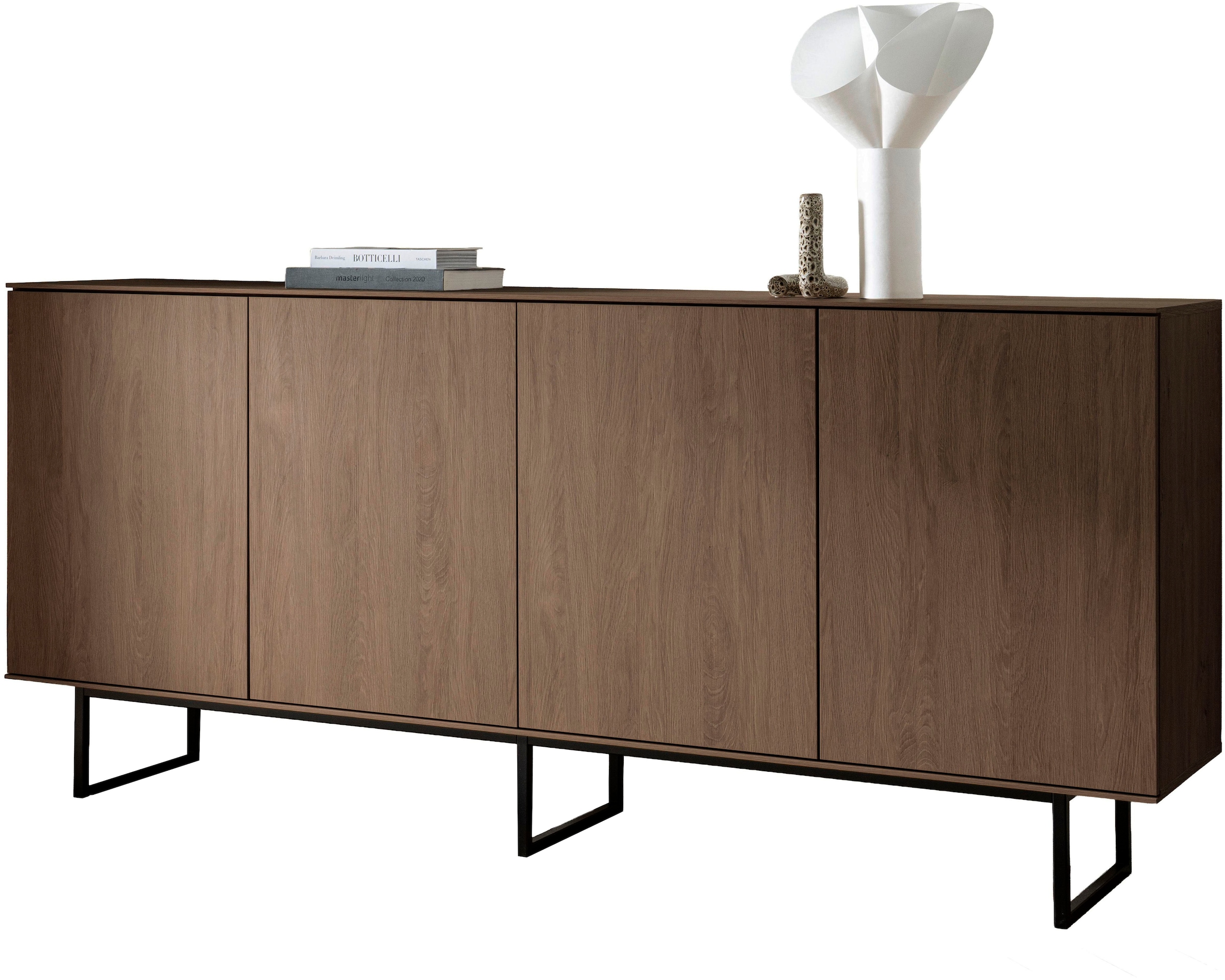 Home affaire Buffet »Lund, moderner Schrank, Kommode mit Kufengestell« surface supérieure visuellement fine, aspect haut de gamme, espace de rangement suffisant