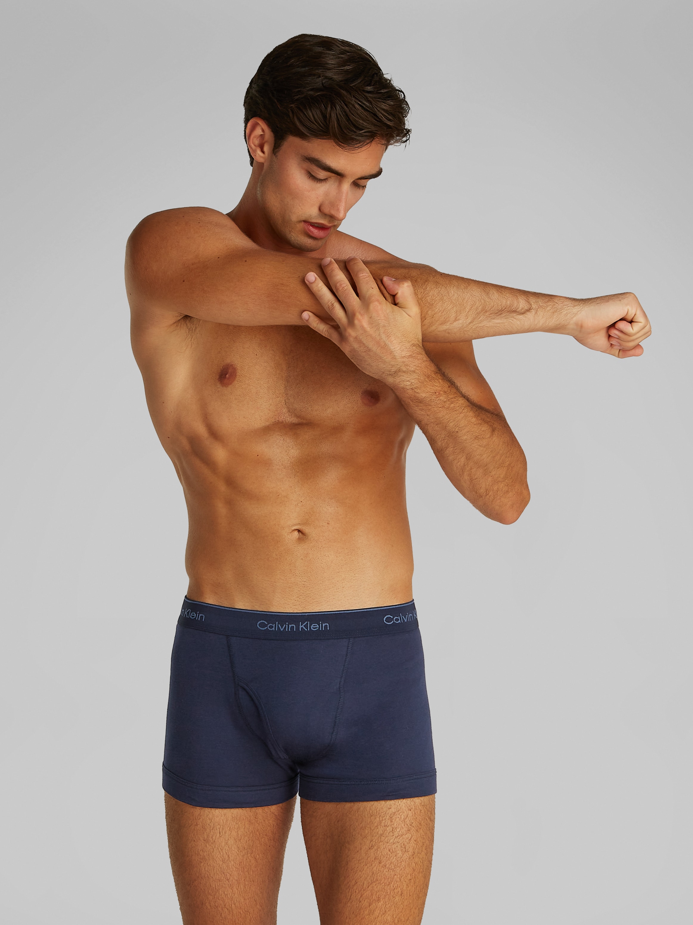 Calvin Klein Underwear Trunk »TRUNK 3PK« Packung, 3er-Pack,  mit Logo-Elastikbund
