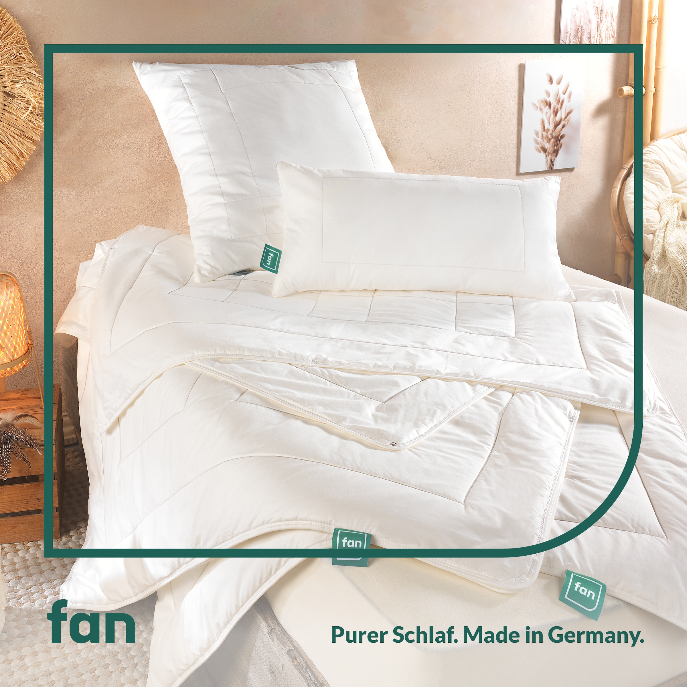 fan Baumwollbettdecke »African Cotton« leicht 1 Stk. tlg. Bettdecke in 135x200 oder 155x220 cm, Winter oder Sommer