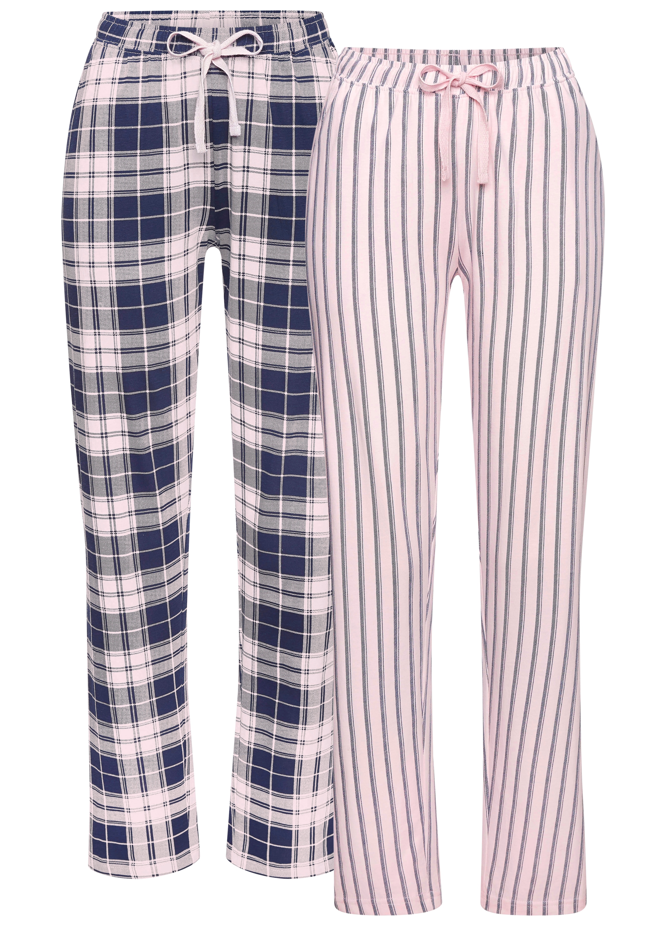 Vivance Dreams Pyjamahose  mit Streifen oder Karo