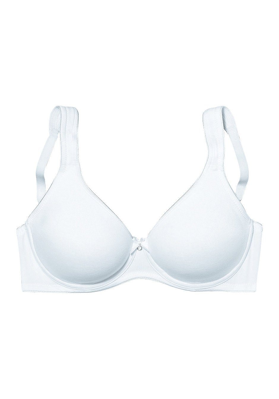 LASCANA T-Shirt-BH »perfect basic« mit Bügel und ungefütterten Cups, aus seidiger Microfaser