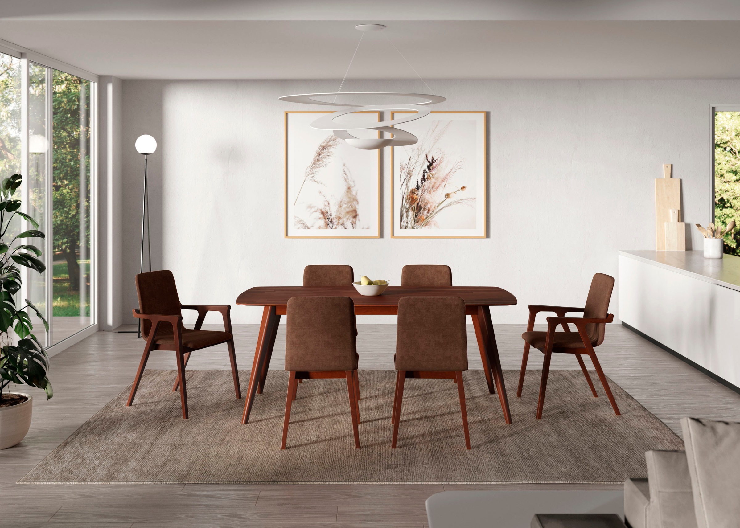 Home affaire Esstisch Breite 140 cm und 180 cm