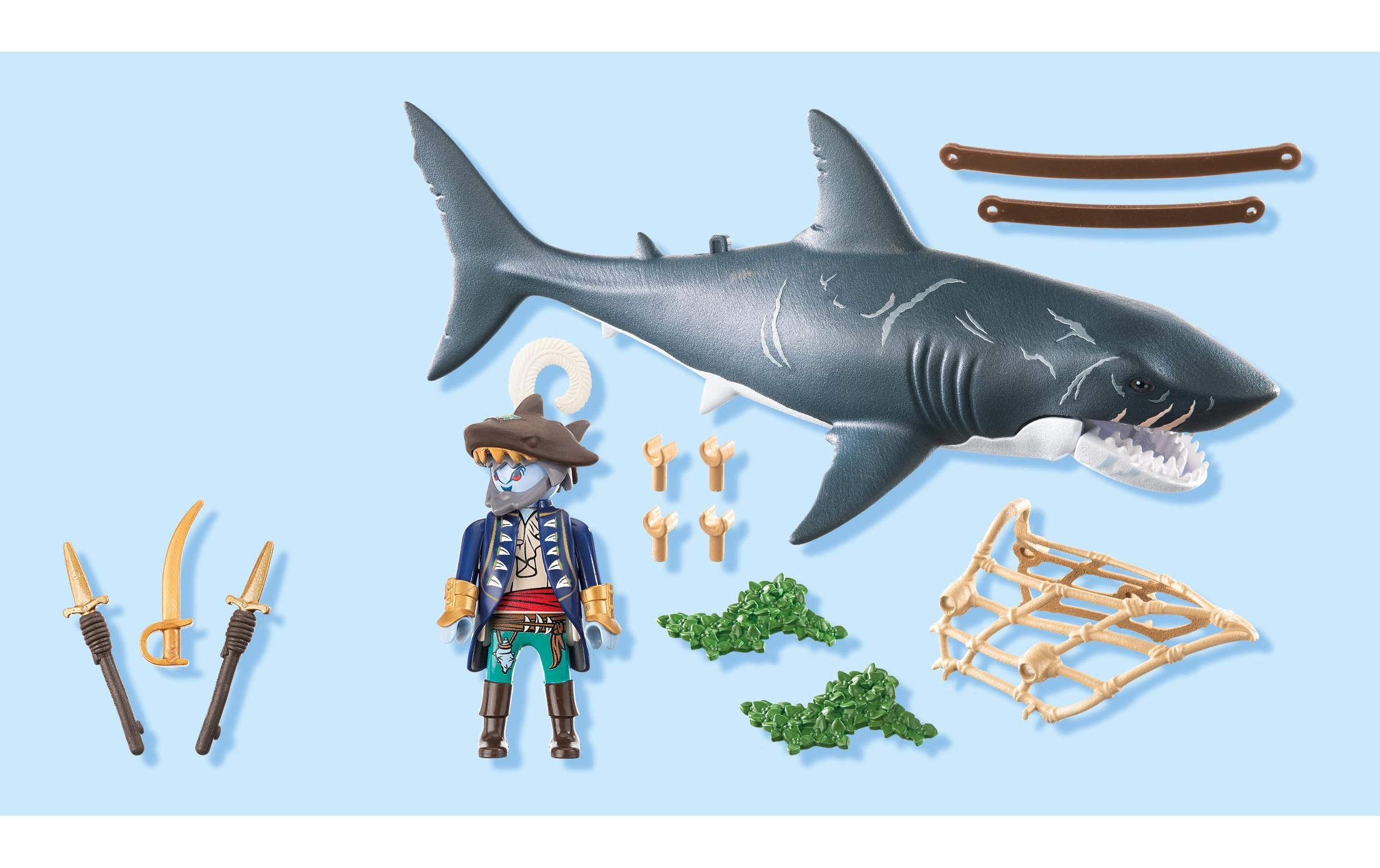 Playmobil® Briques de jeu »Gefahr durch Riesenhai 71793«