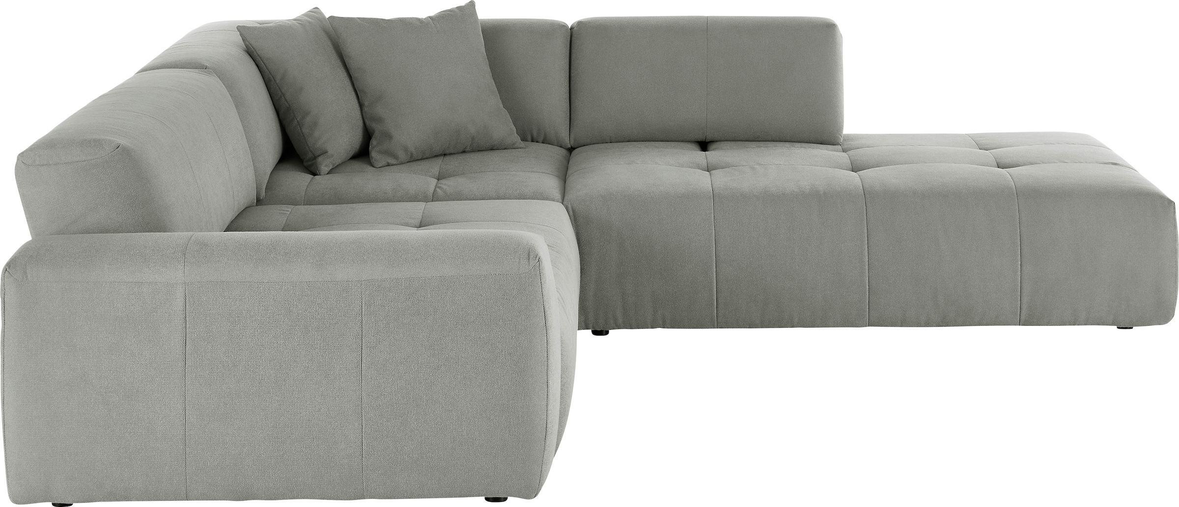 3C Candy Canapé d'angle »Yoshy Komfortsofa, bequem und modern, hochwertige Verarbeitungsdetails« Deux profondeurs d'assise différentes grâce au dossier réglable, forme en L